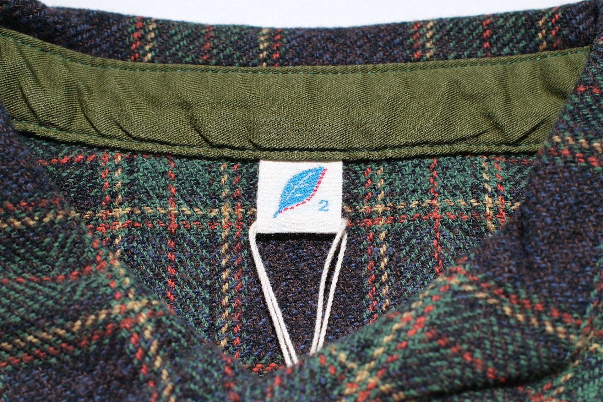 Pure Blue Japan 11oz "Cotton Tweed" Flannel Early Workshirt (Green)
