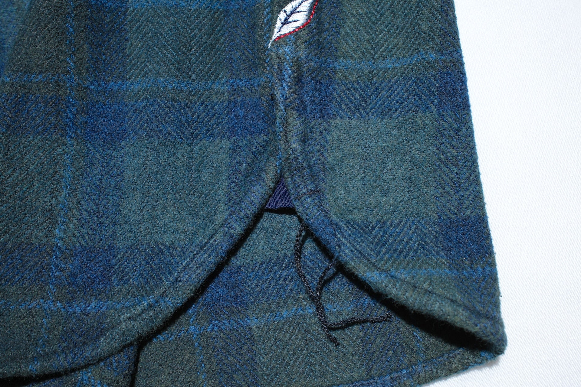 Pure Blue Japan 11oz “Indigo-Overdyed” Cotton Tweed Flannel Work Shirt (Brown)