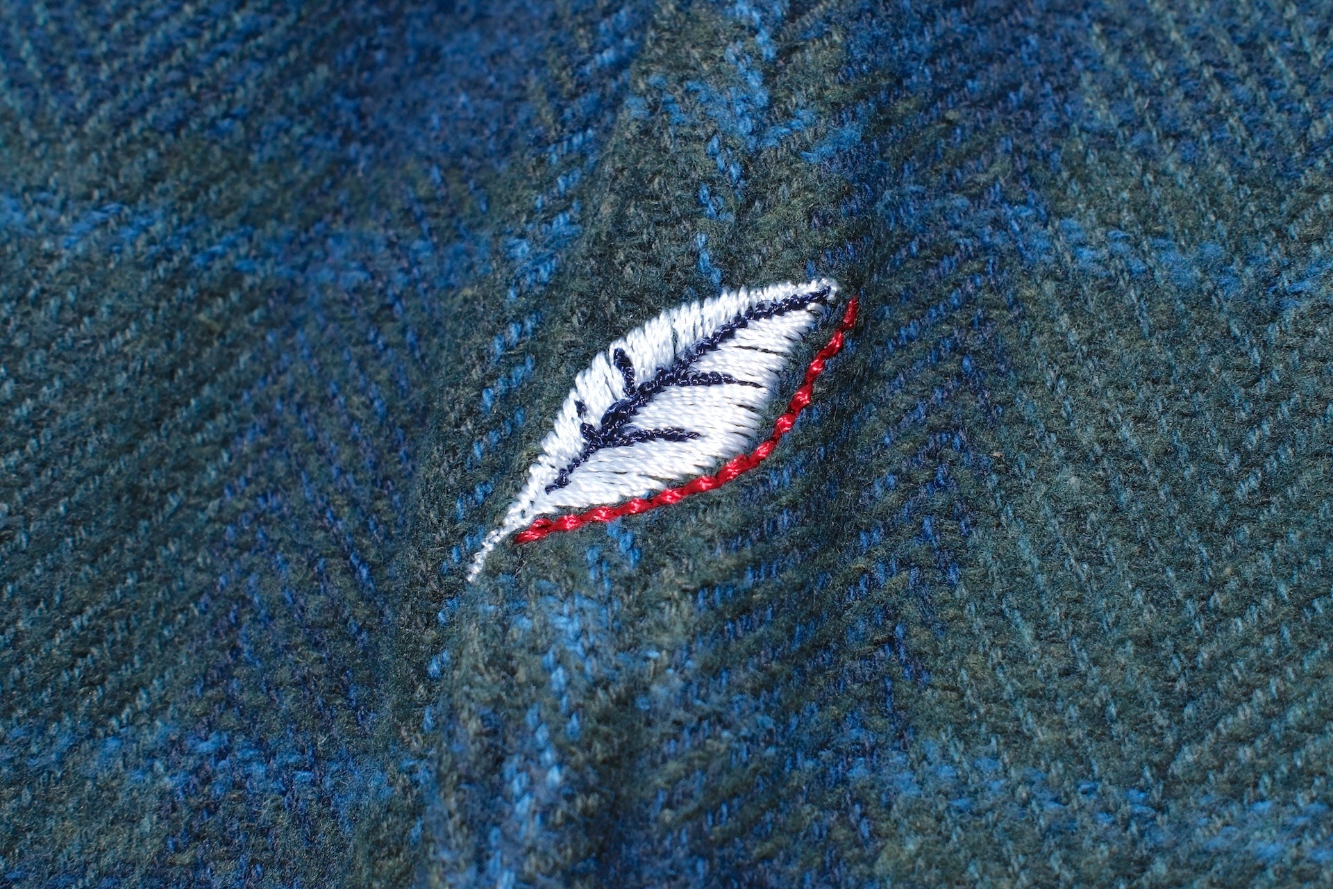 Pure Blue Japan 11oz “Indigo-Overdyed” Cotton Tweed Flannel Work Shirt (Brown)