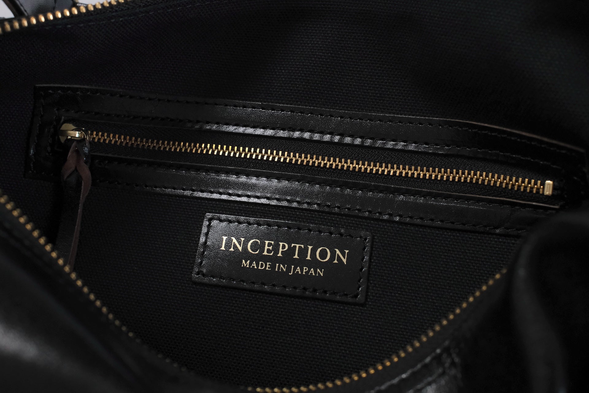 Inception by Accel Co. Horsebutt Regular Size Banana Bag (Black Tea-core)