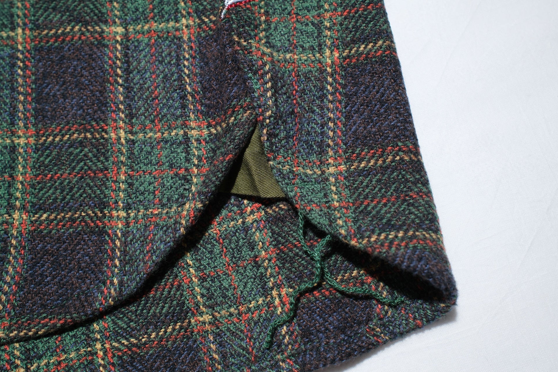 Pure Blue Japan 11oz "Cotton Tweed" Flannel Early Workshirt (Green)