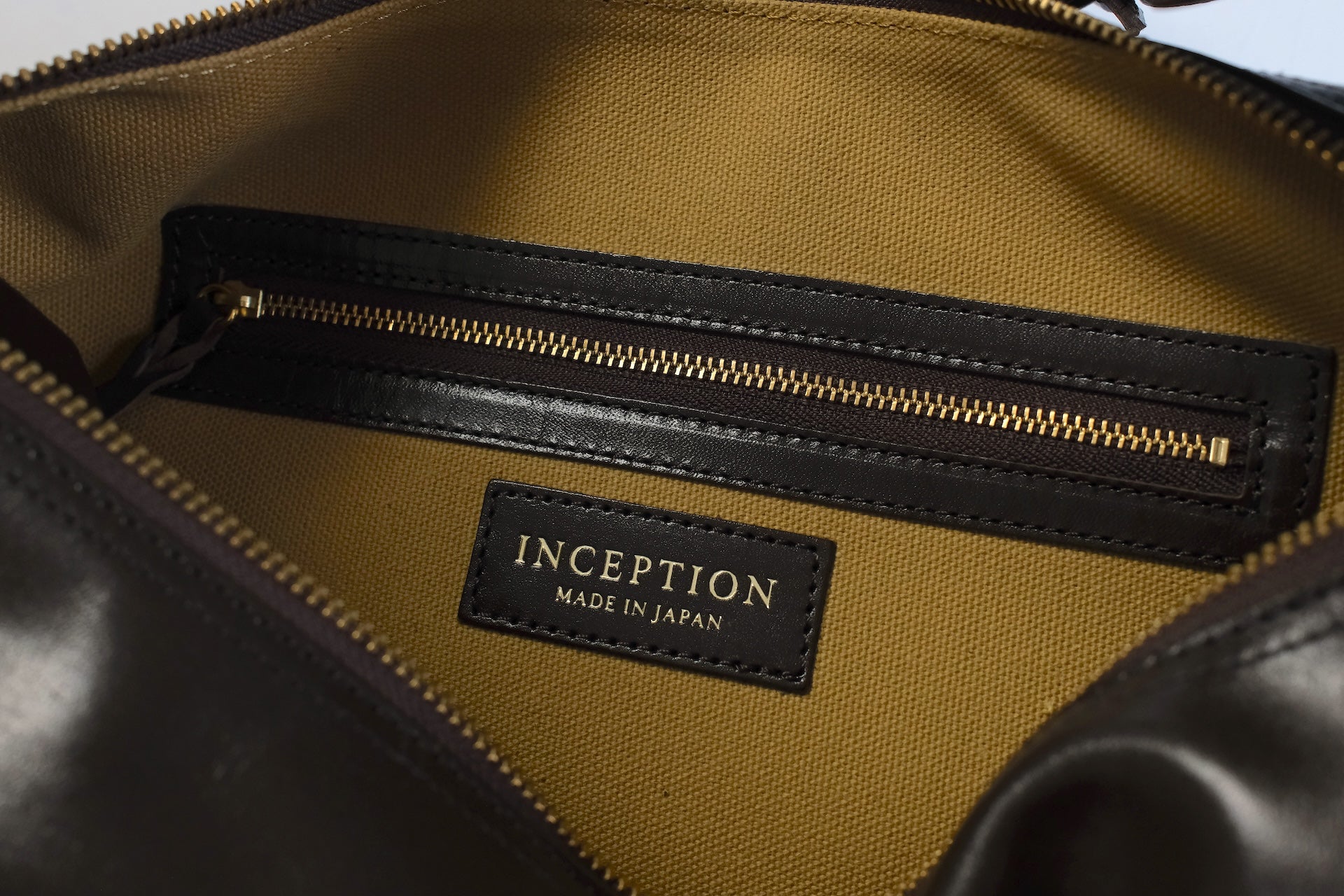 Inception by Accel Co. Horsebutt Regular Size Banana Bag (Brown Tea-core)