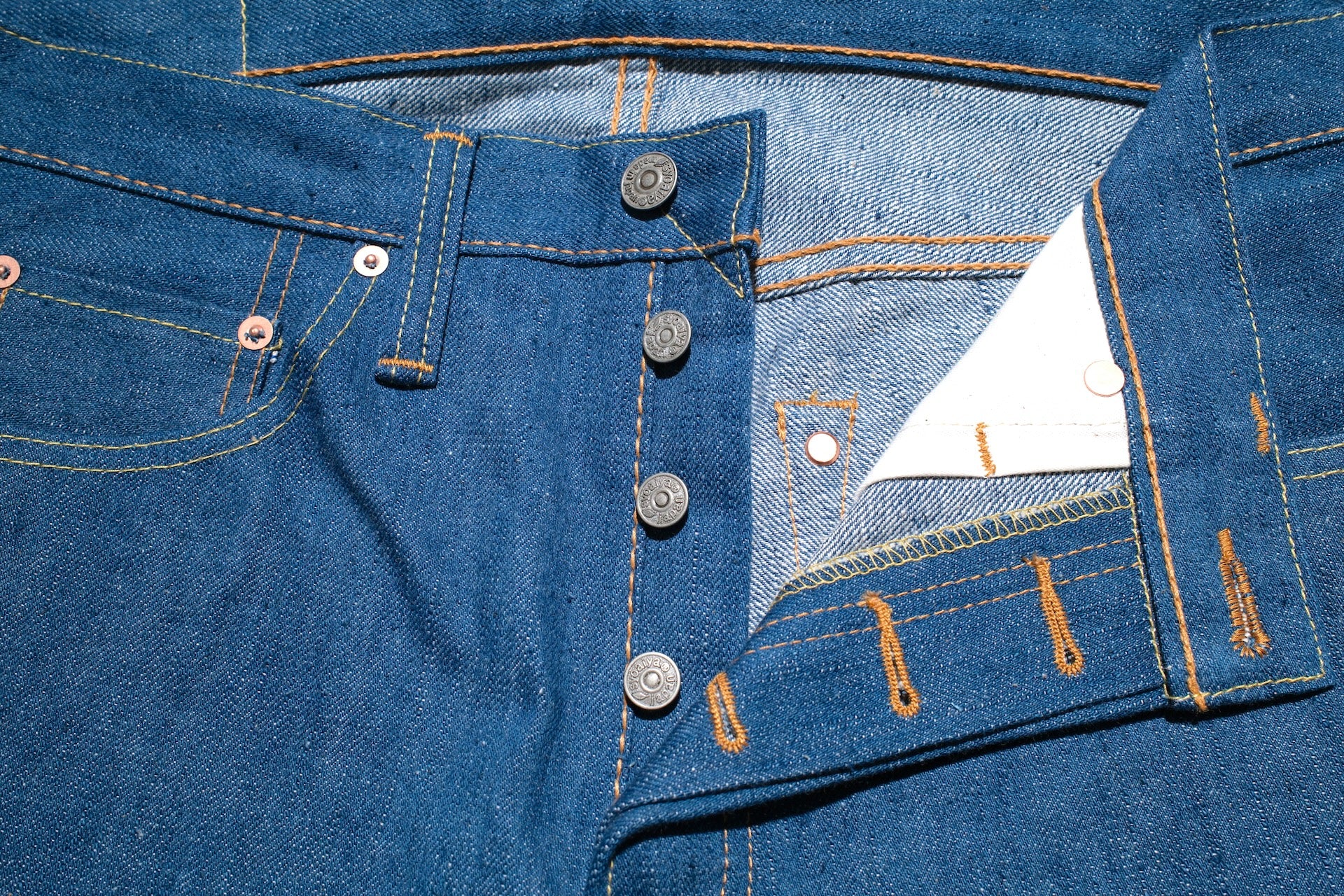 Pure Blue Japan 14oz GRE-003 "Greencast" Denim (Regular Straight Fit)
