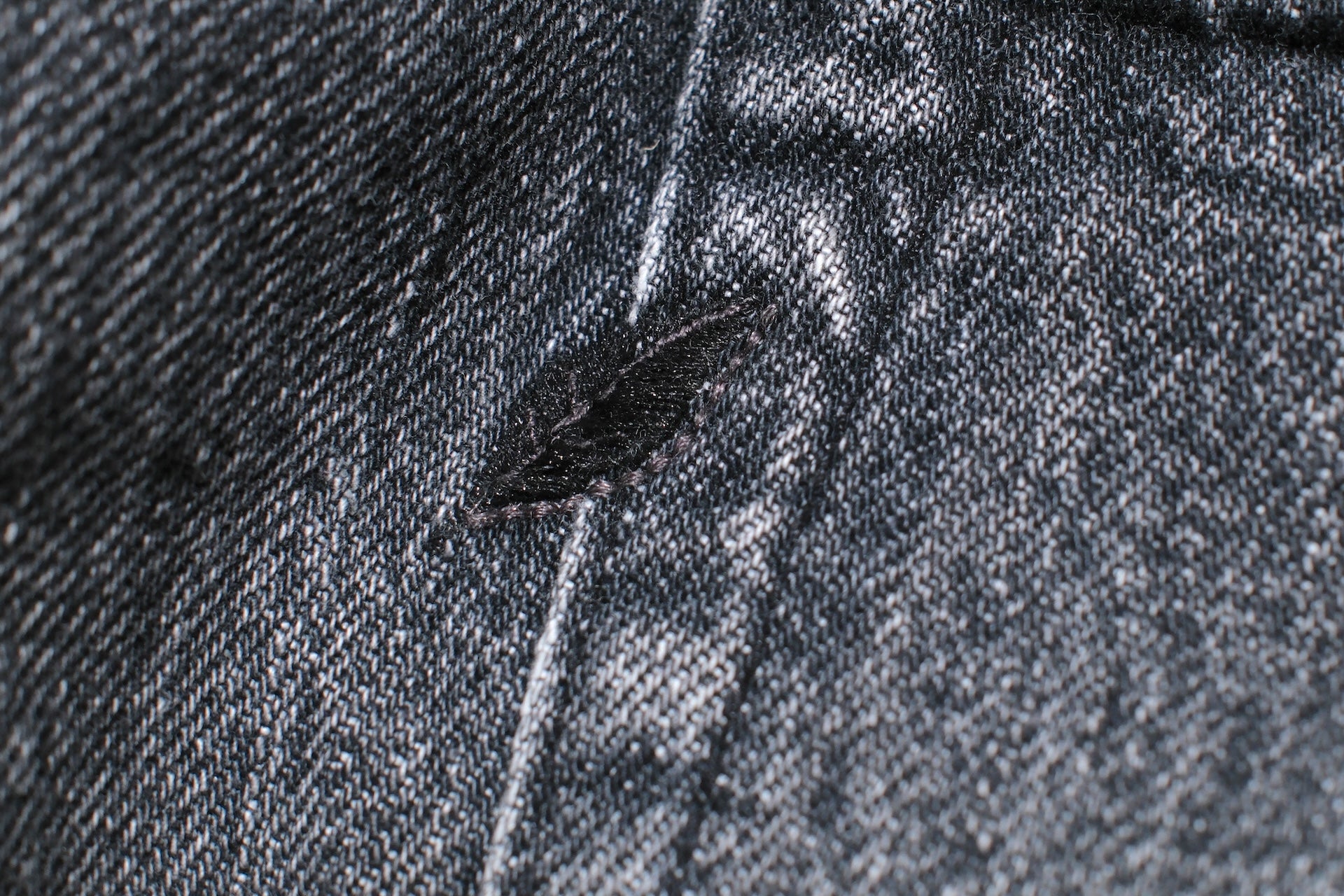 Pure Blue Japan 14oz Black Dyed “Natural Used Wash” USED-003-BK Denim (Regular Straight fit)