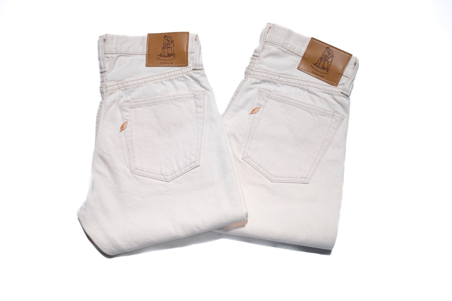 Pure Blue Japan 14oz 1172-3 Ecru X Beige Denim (Slim Tapered fit)