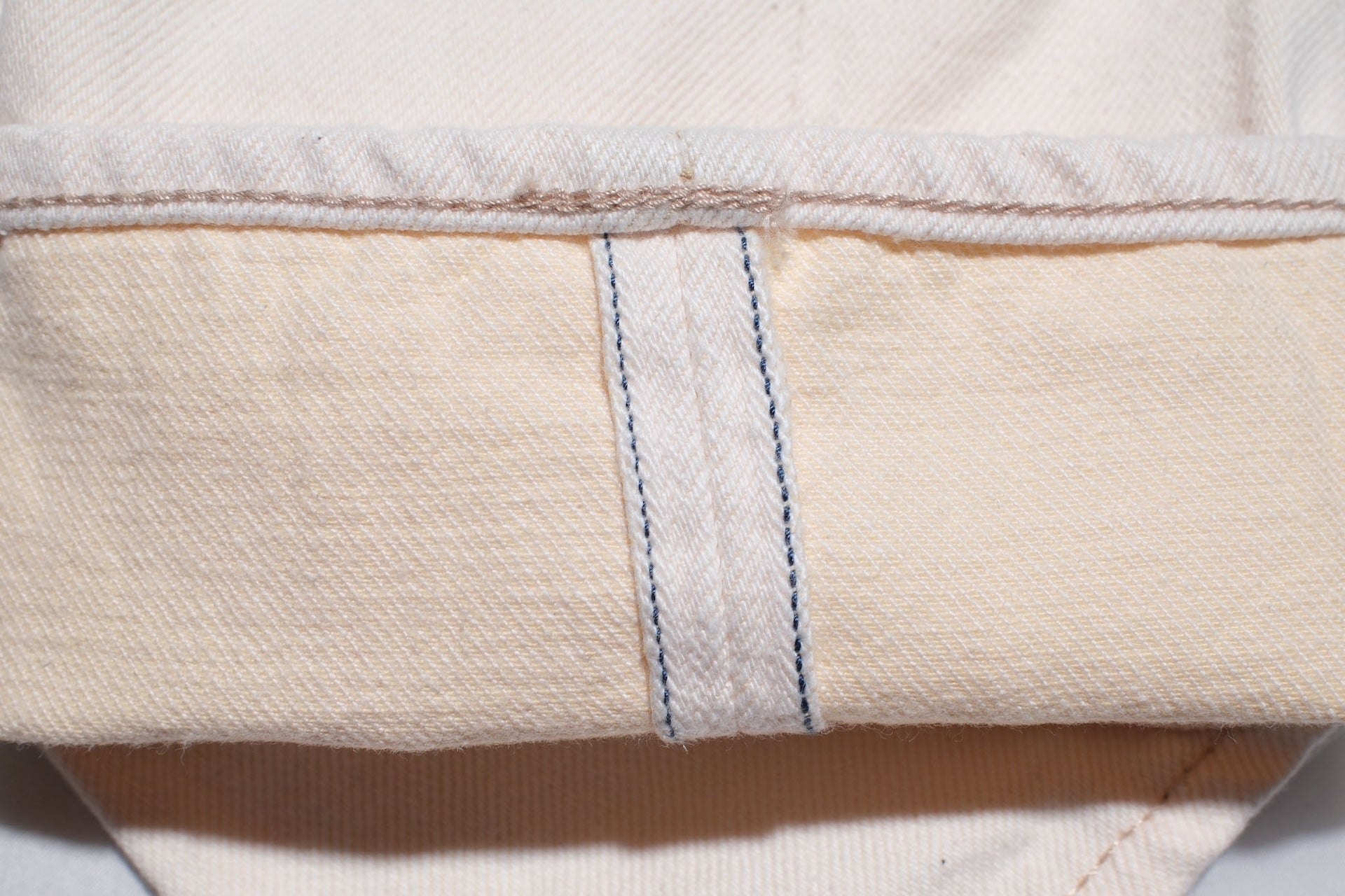 Pure Blue Japan 14oz 1172-2 Ecru X Beige Denim (Relaxed Tapered fit)