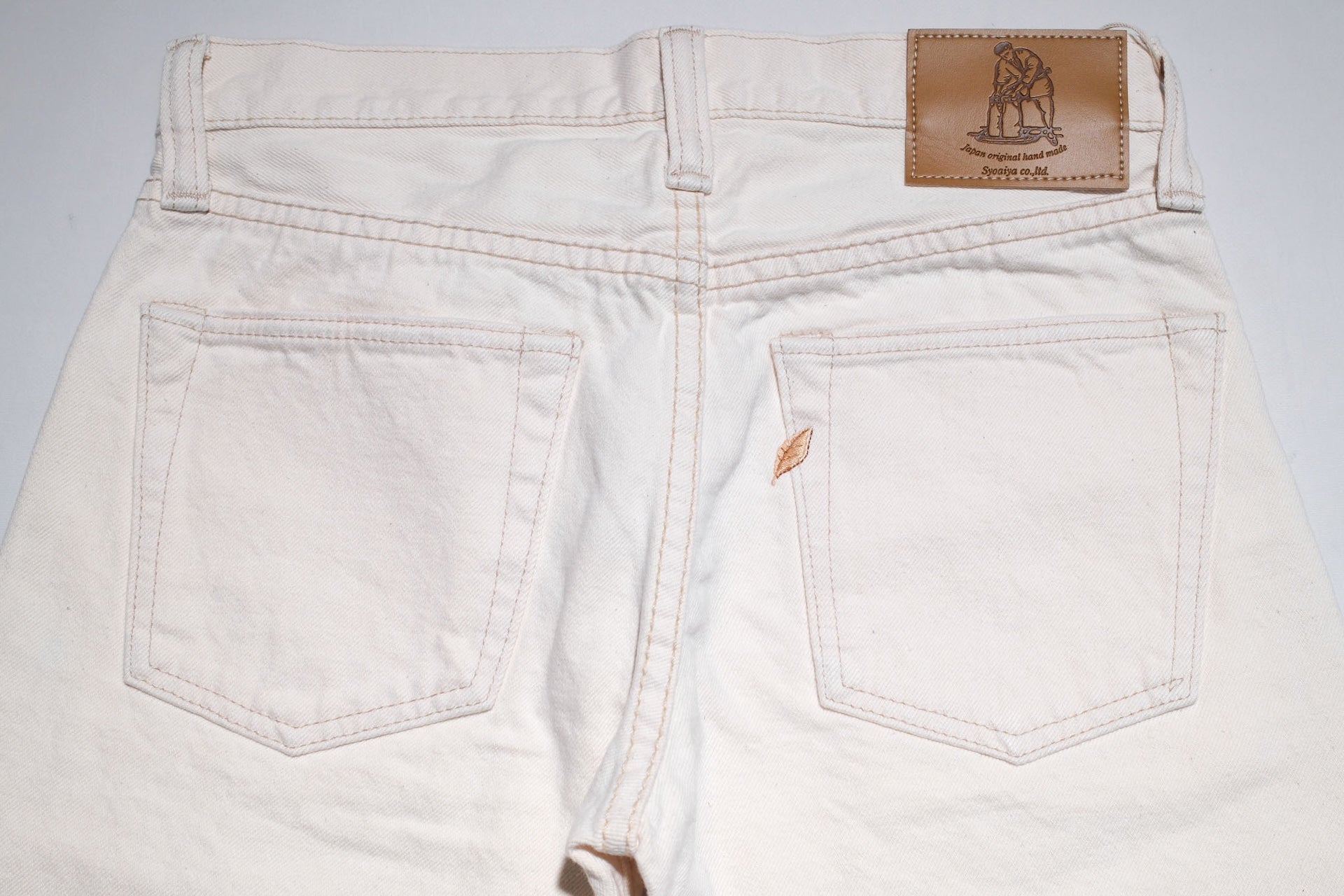 Pure Blue Japan 14oz 1172-3 Ecru X Beige Denim (Slim Tapered fit)