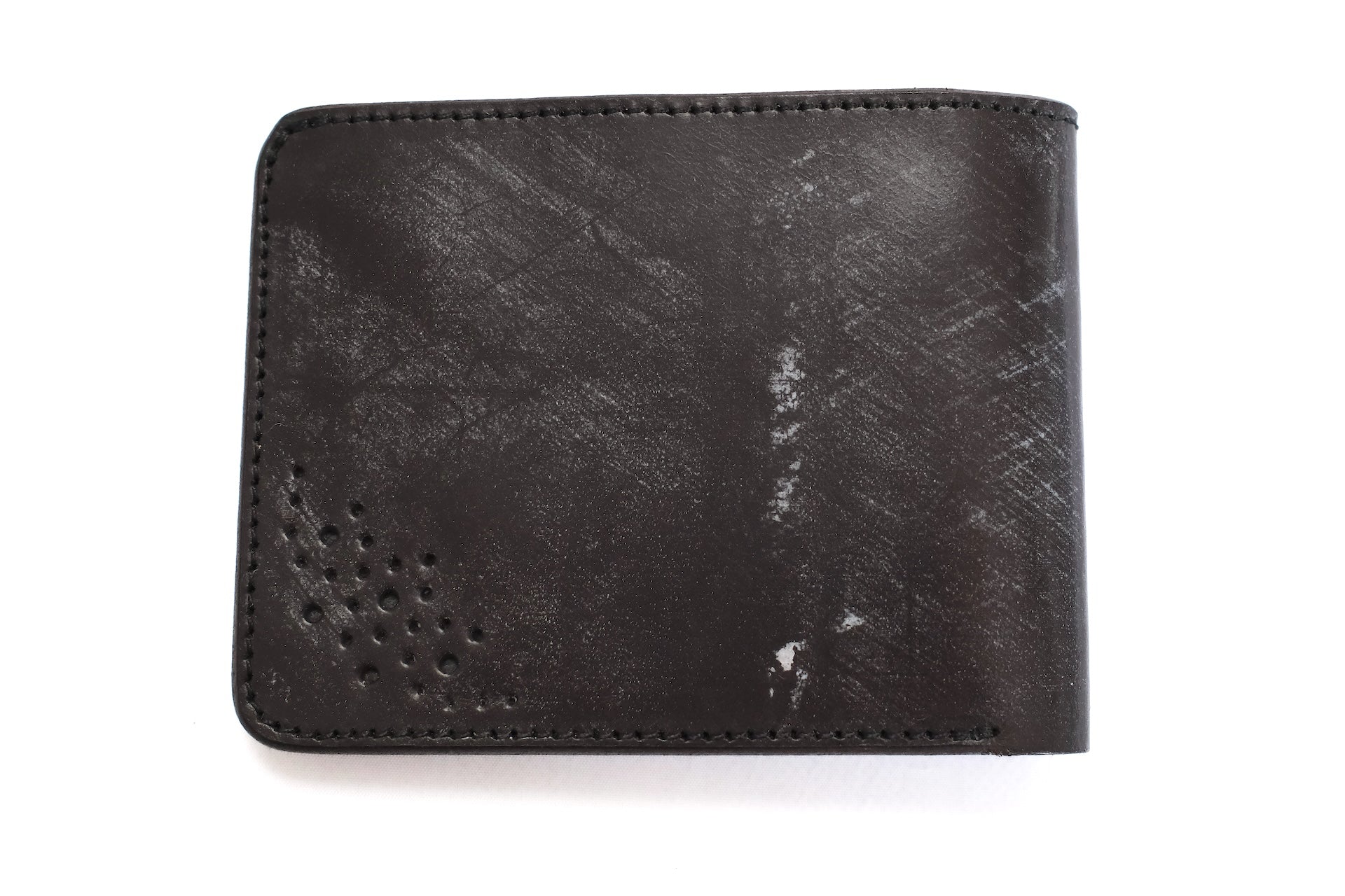 Ikenohata Ginkawaten X CORLECTION Bridle Cowhide Short Wallet (Chocolate Brown)