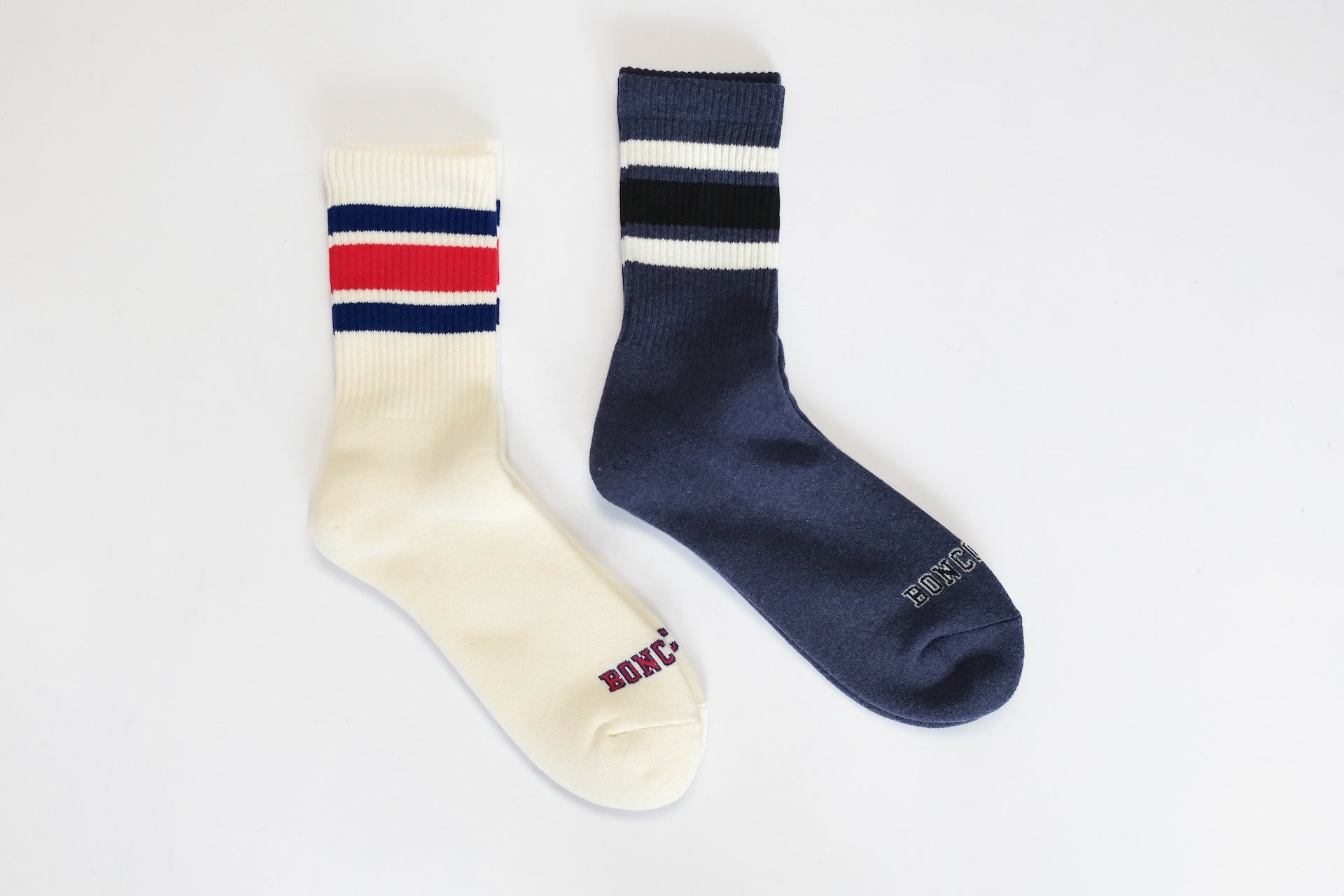 Boncoura 'Varsity' Cotton Pile Socks