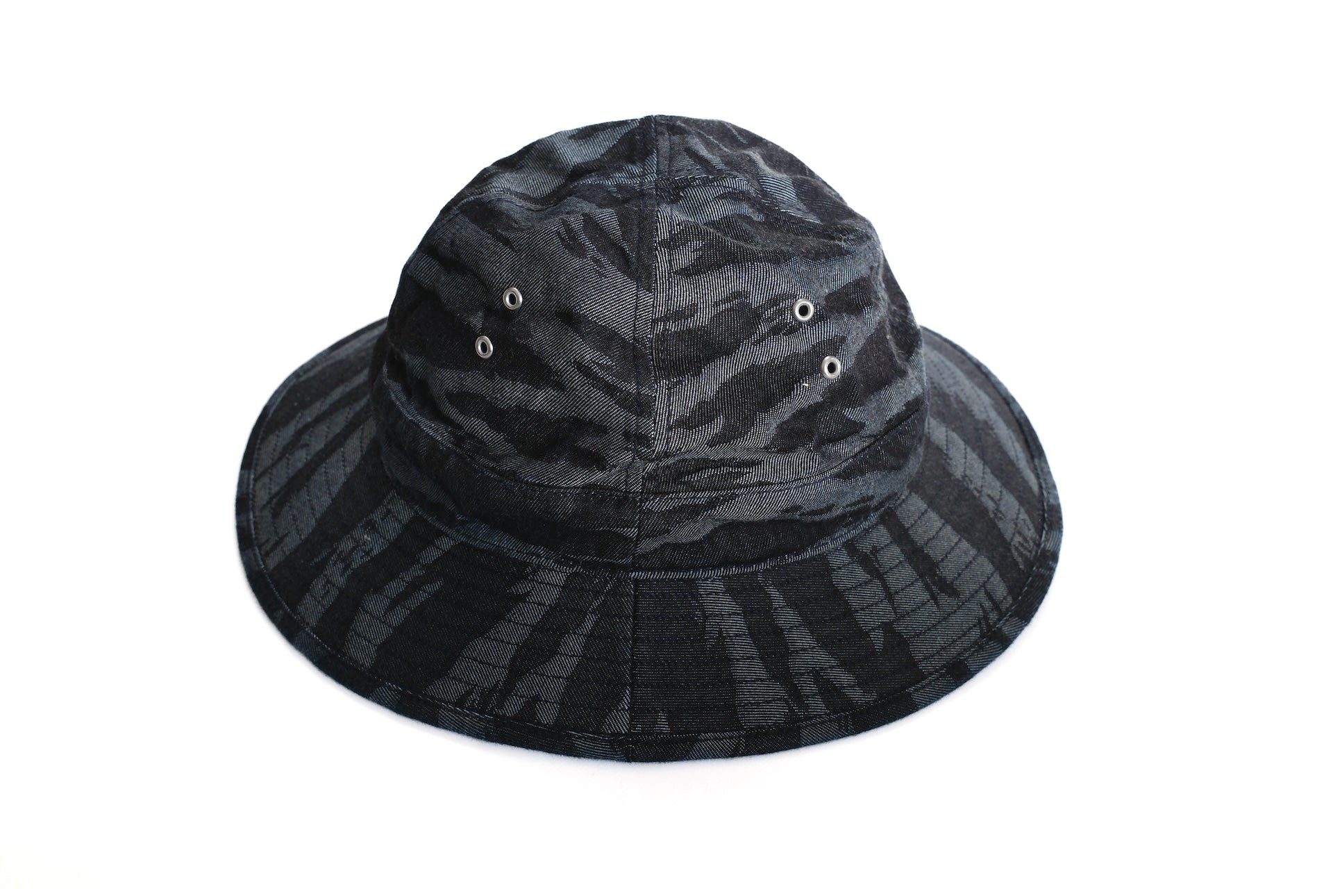 Stevenson Overall Co. Indigo Camo Denim 'Field Hat'