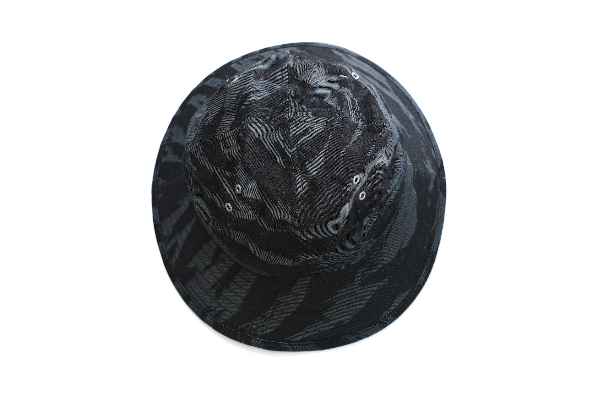 Stevenson Overall Co. Indigo Camo Denim 'Field Hat'