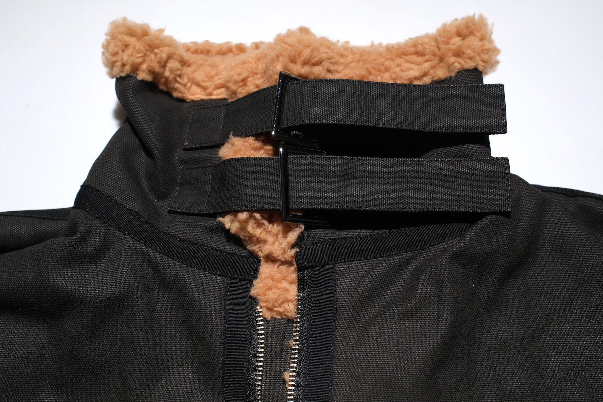 Samurai Black Coated Duck Canvas B-3 Flight Jacket
