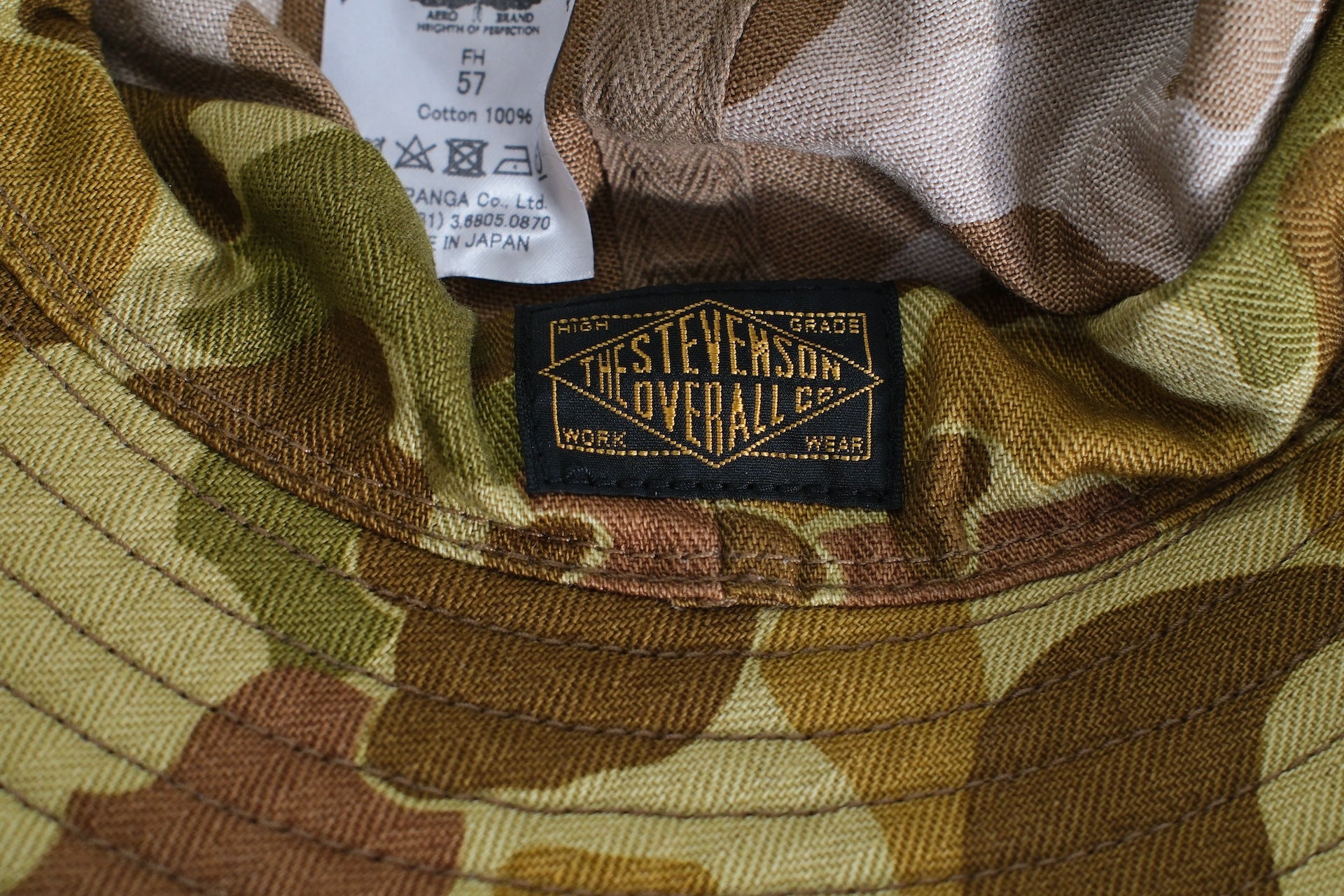 Stevenson Overall Co. Duck Camo HBT 'Field Hat'