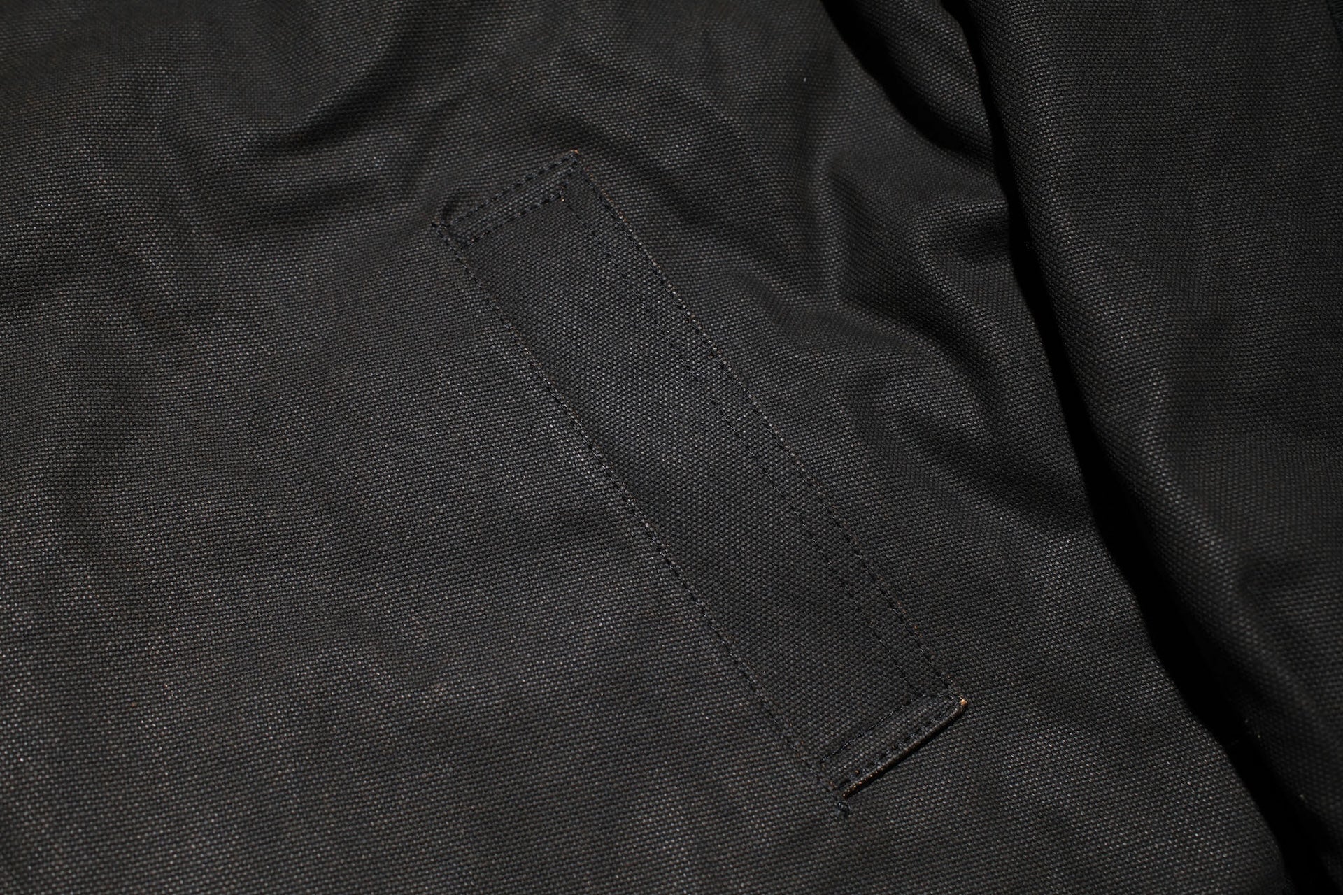 Samurai Black Coated Duck Canvas B-3 Flight Jacket