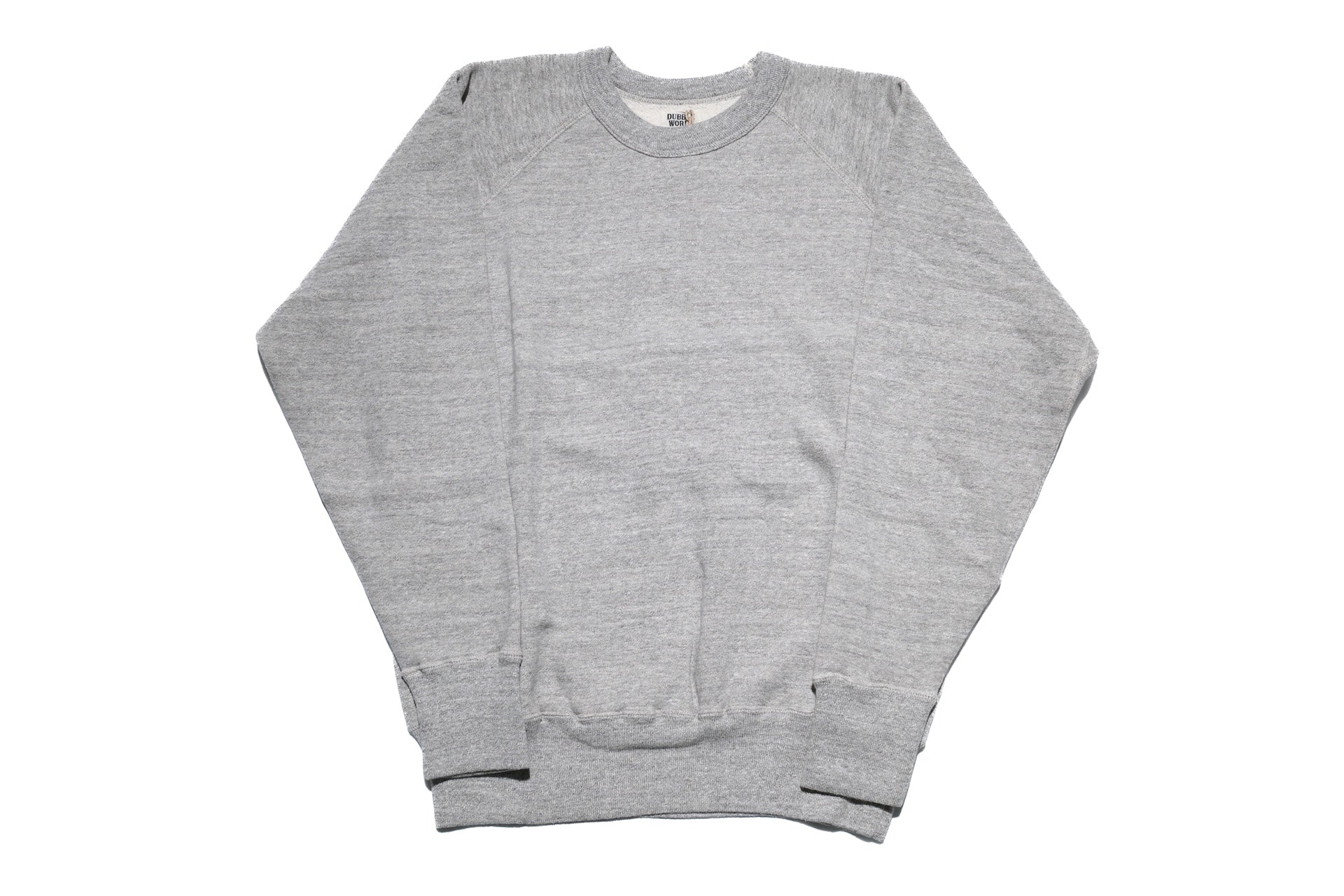 Dubble Works 11oz "Raglan Style" Loopwheeled Sweatshirt (Heather Grey)
