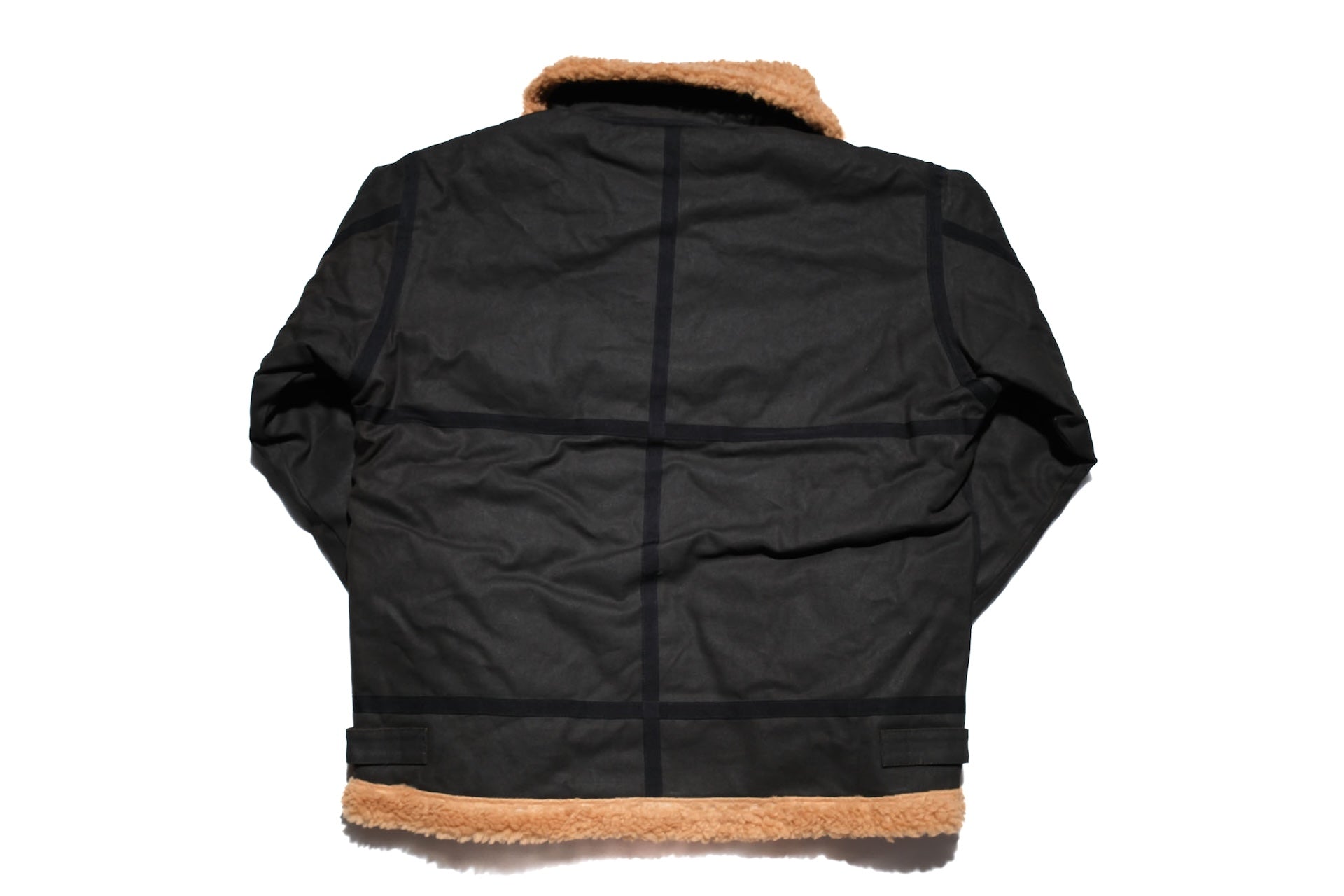 Samurai Black Coated Duck Canvas B-3 Flight Jacket