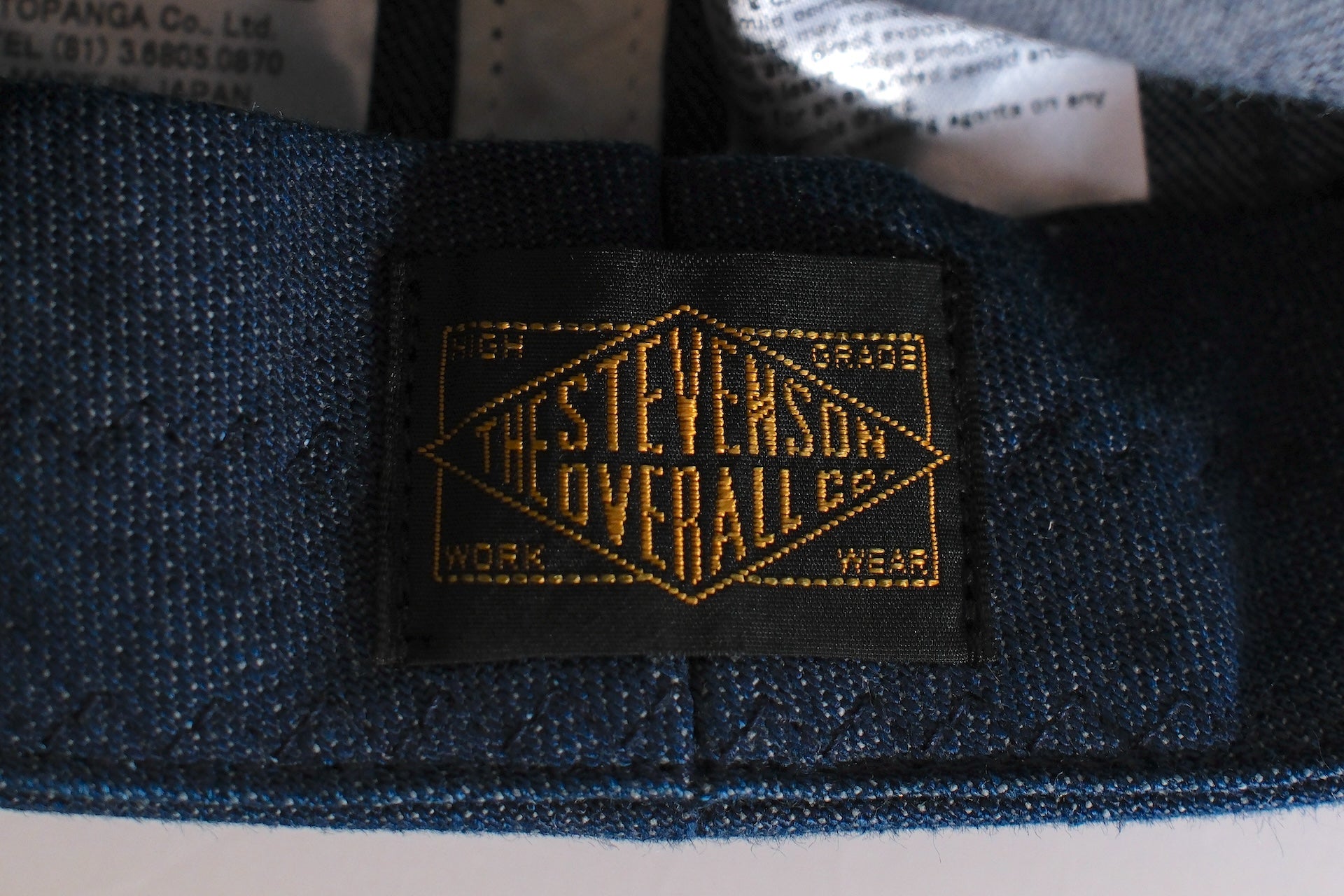 Stevenson Overall Co 10oz Indigo Denim Work Cap