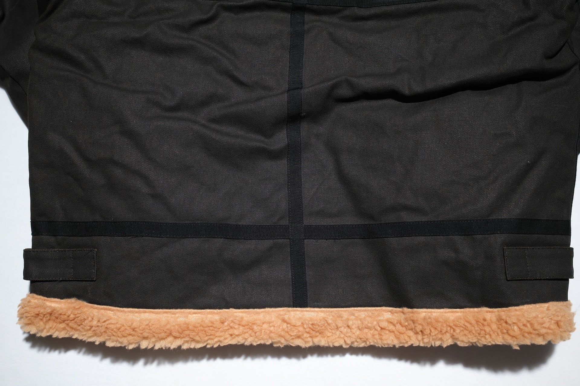 Samurai Black Coated Duck Canvas B-3 Flight Jacket