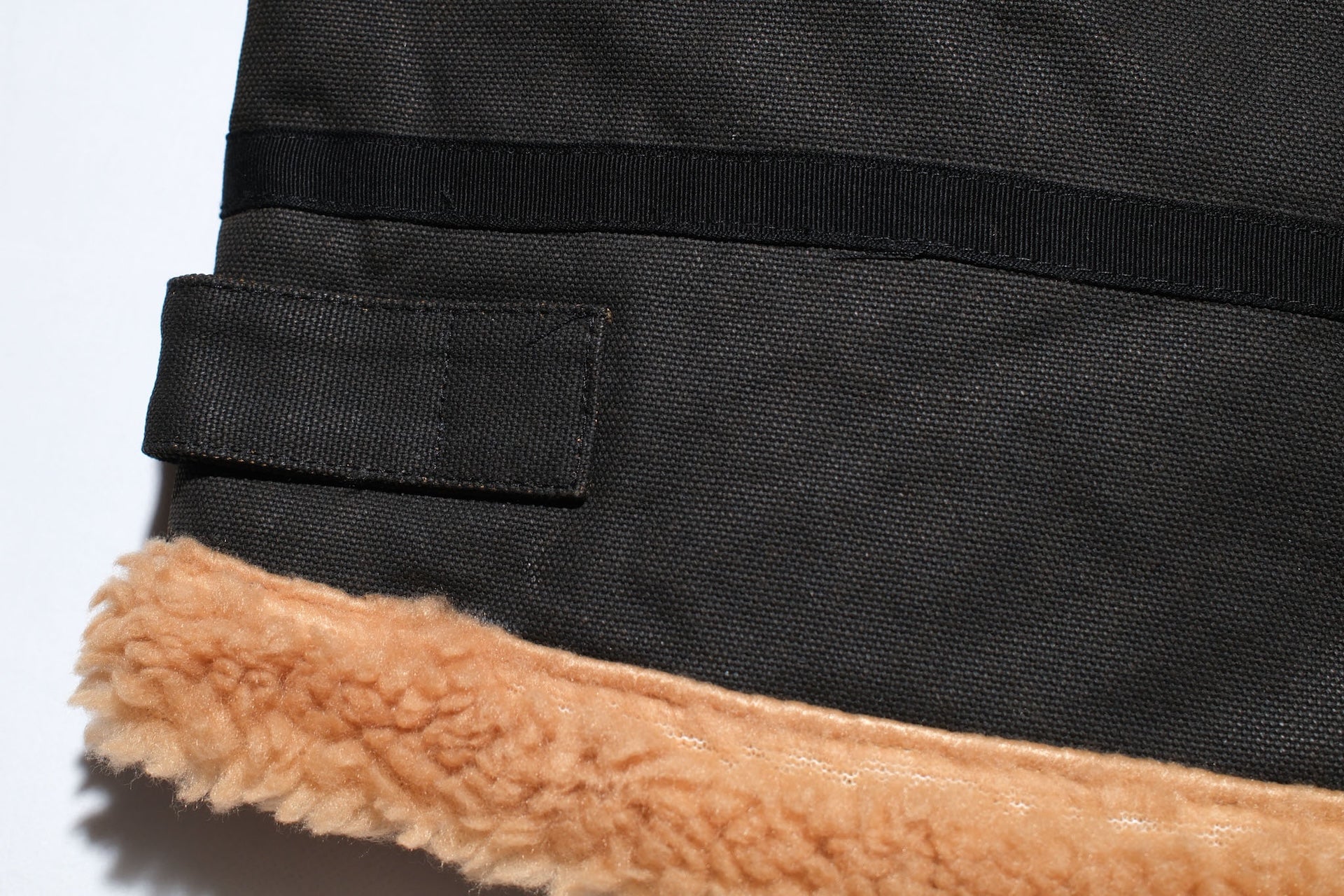 Samurai Black Coated Duck Canvas B-3 Flight Jacket