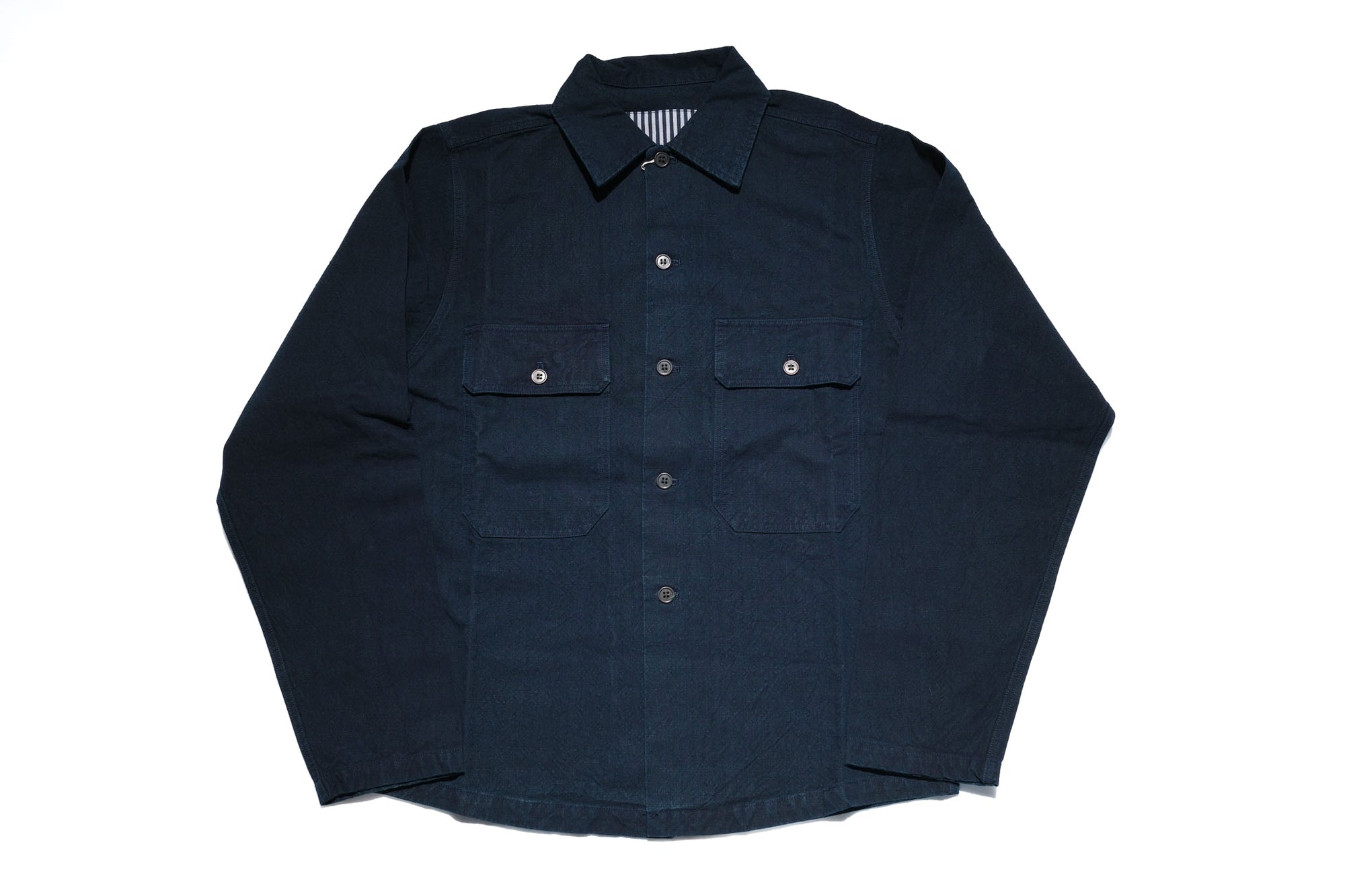 Samurai 12oz Natural Indigo Dyed Ripstop Utility Workshirt