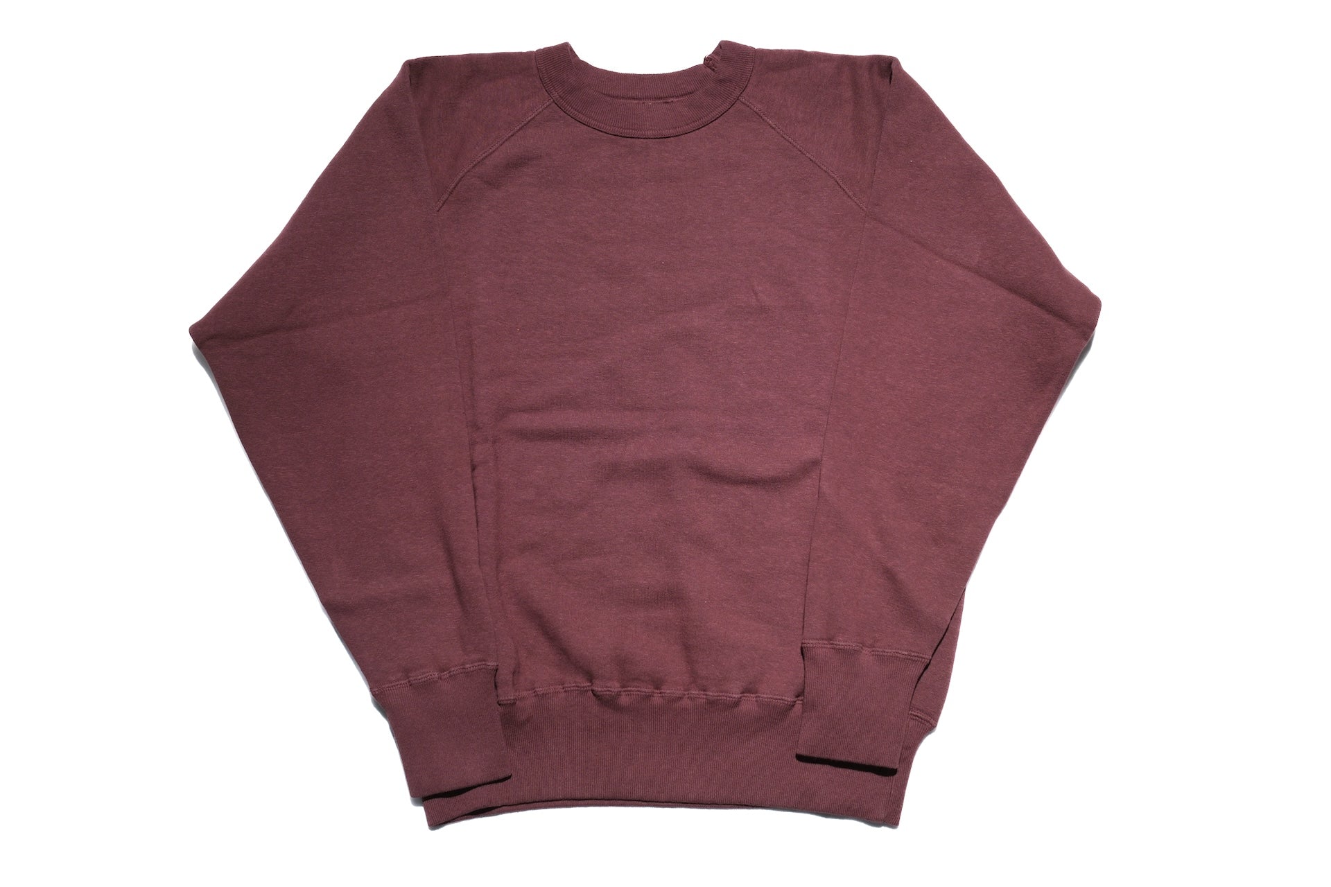 Dubble Works 11oz "Raglan Style" Loopwheeled Sweatshirt (Burgundy)