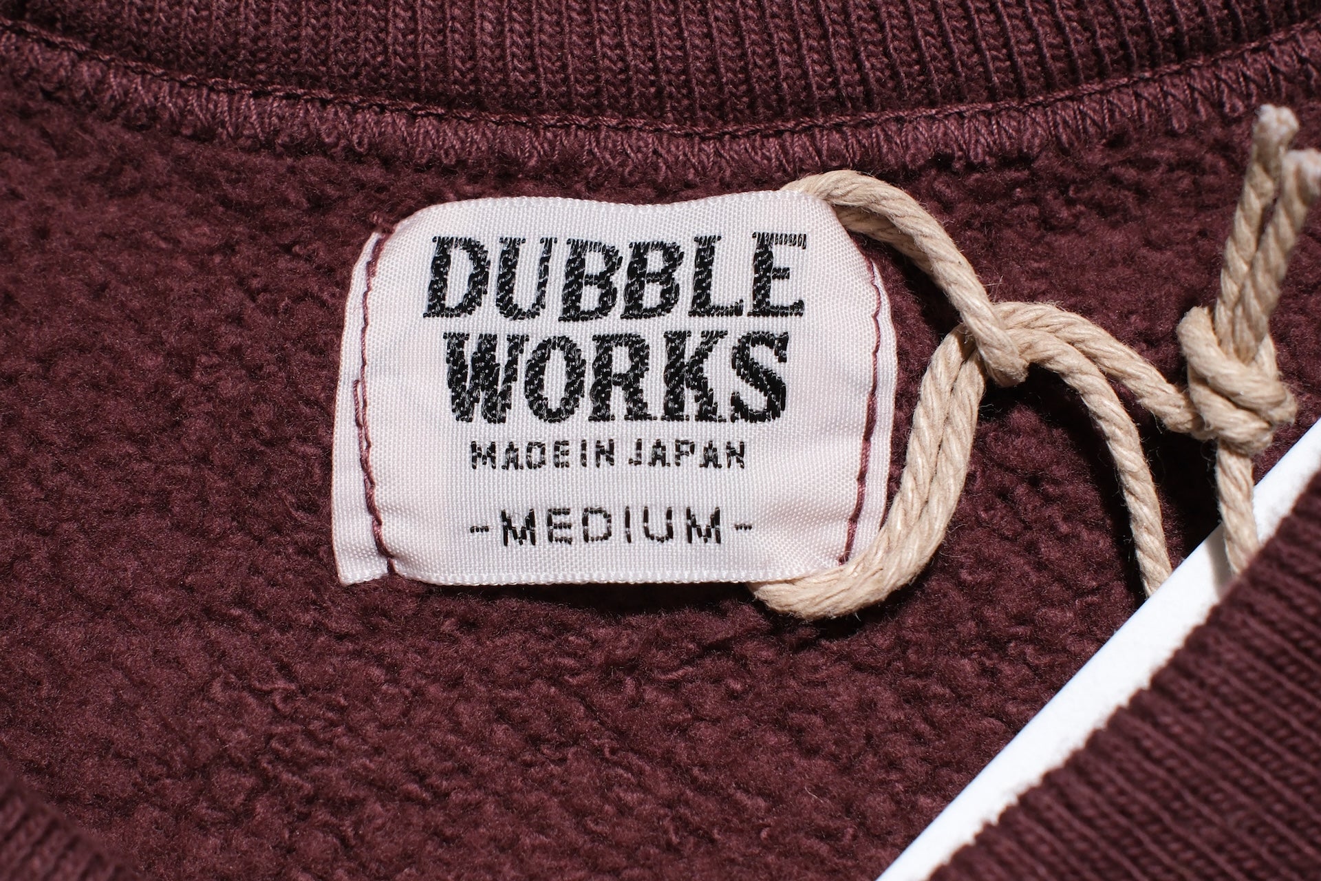 Dubble Works 11oz "Raglan Style" Loopwheeled Sweatshirt (Burgundy)