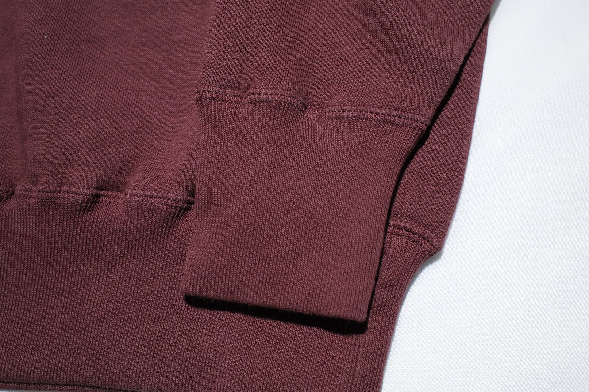 Dubble Works 11oz "Raglan Style" Loopwheeled Sweatshirt (Burgundy)