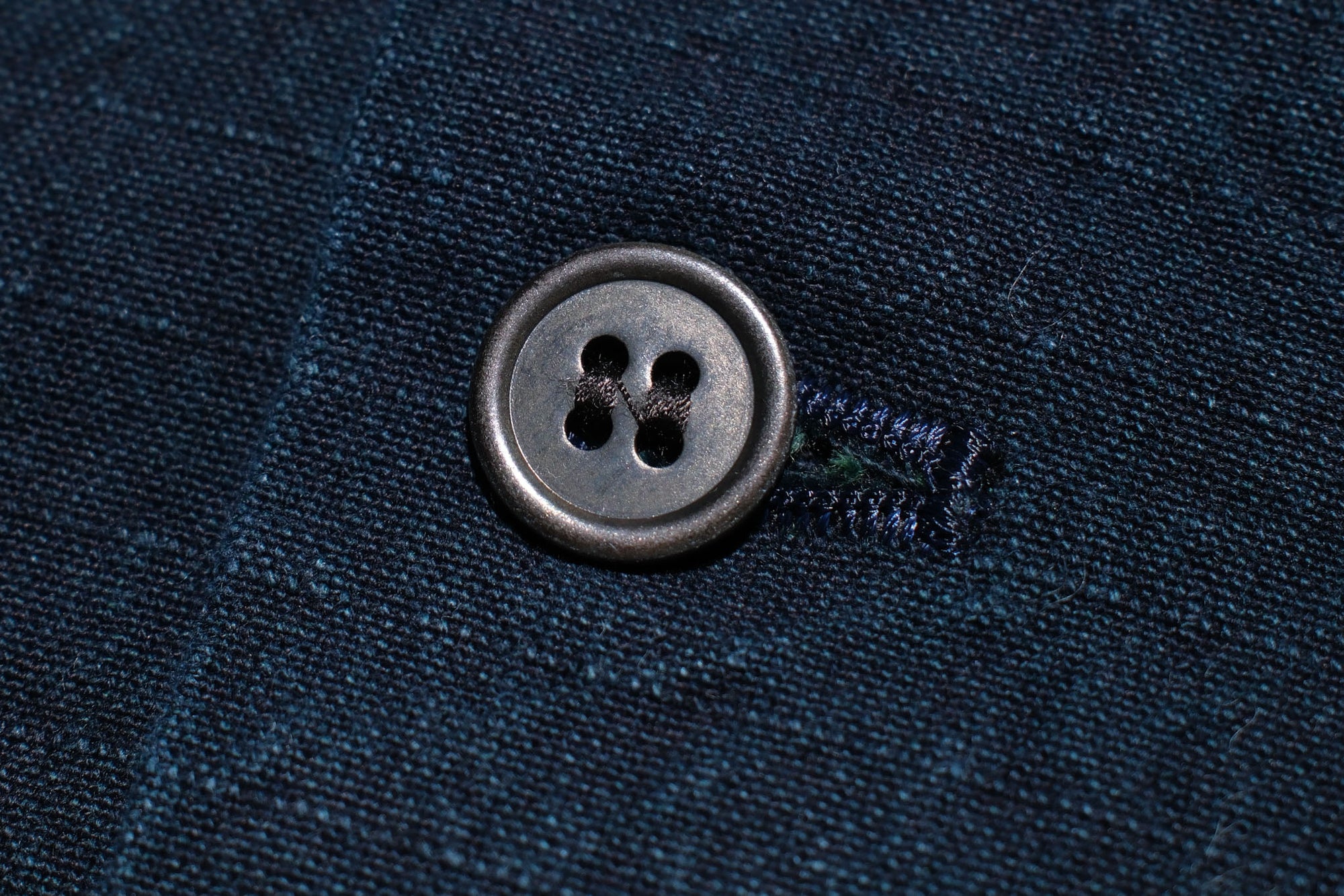 Samurai 12oz Natural Indigo Dyed Ripstop Utility Workshirt