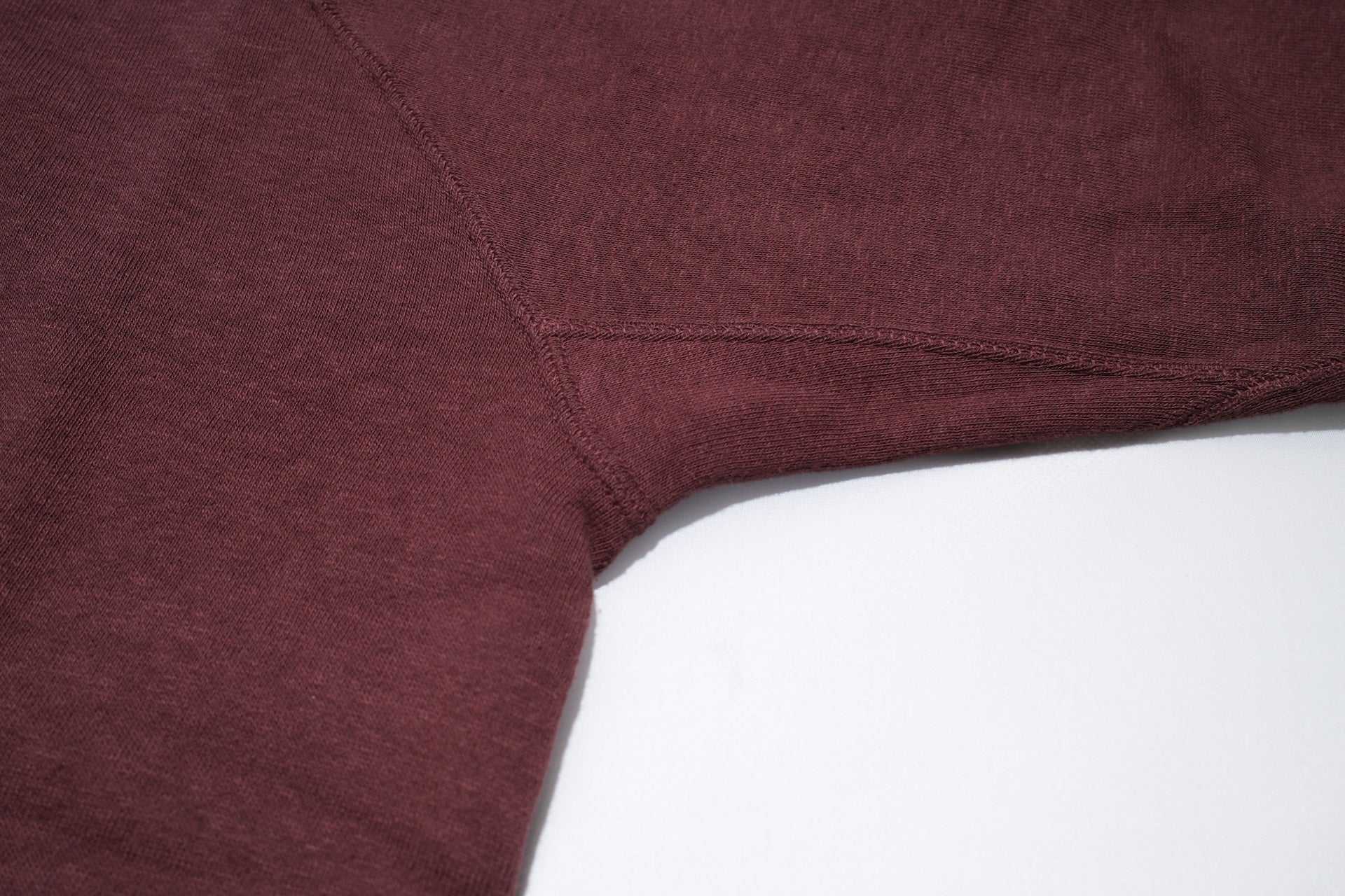 Dubble Works 11oz "Raglan Style" Loopwheeled Sweatshirt (Burgundy)