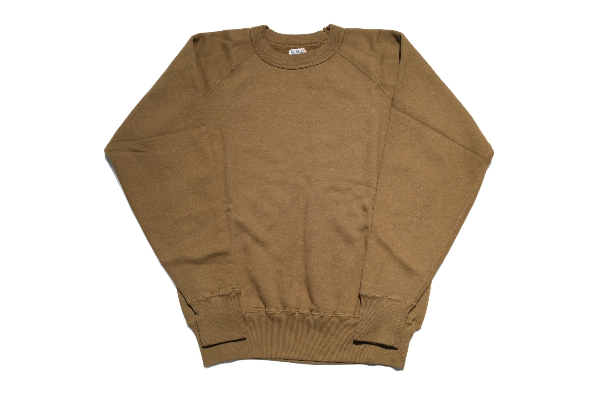 Dubble Works 11oz "Raglan Style" Loopwheeled Sweatshirt (Khaki)