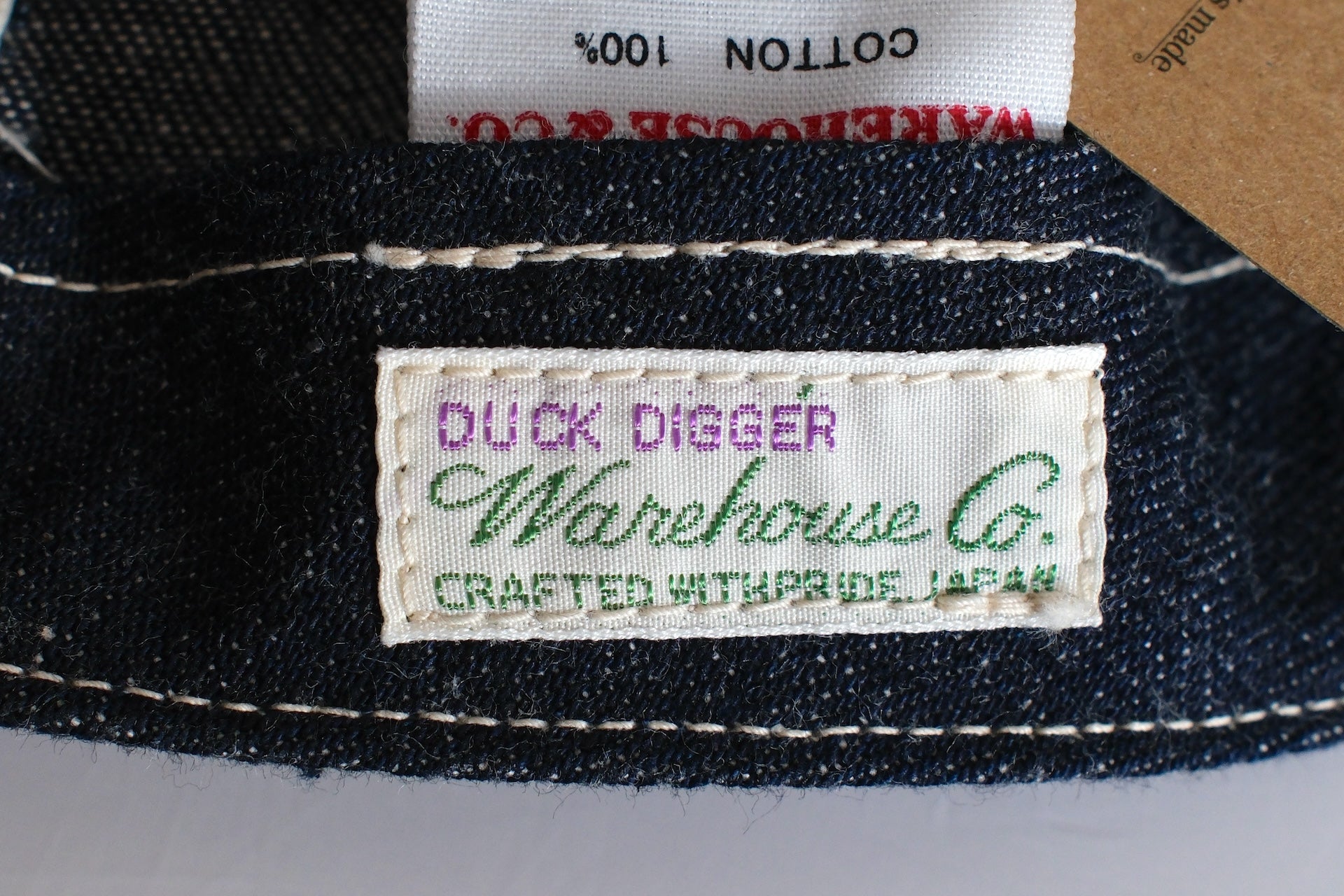 Warehouse 10oz Indigo Denim U.S Army Cap