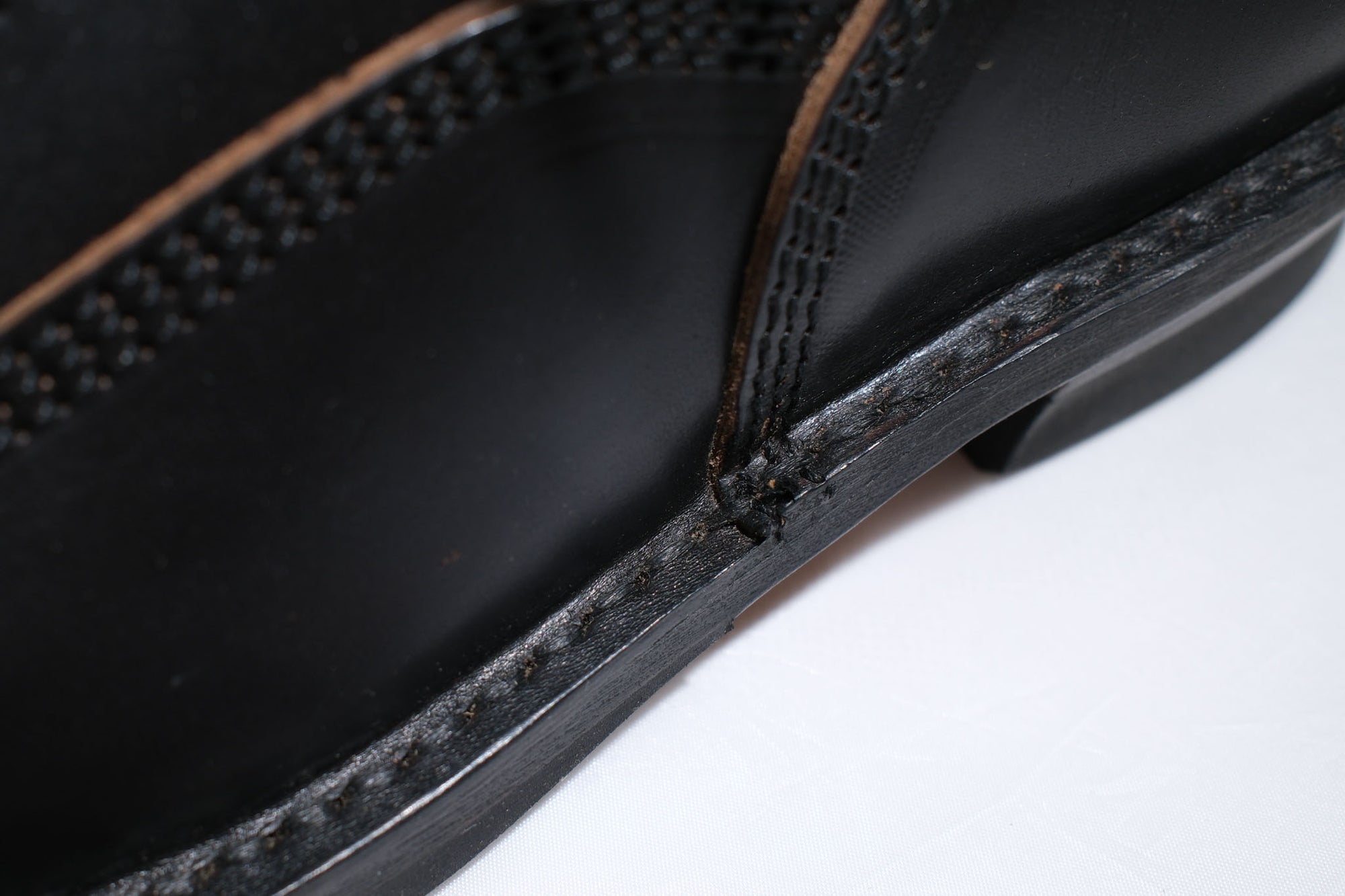 The Flat Head 6" Horsebutt Logger Boots (Black Tea-core)