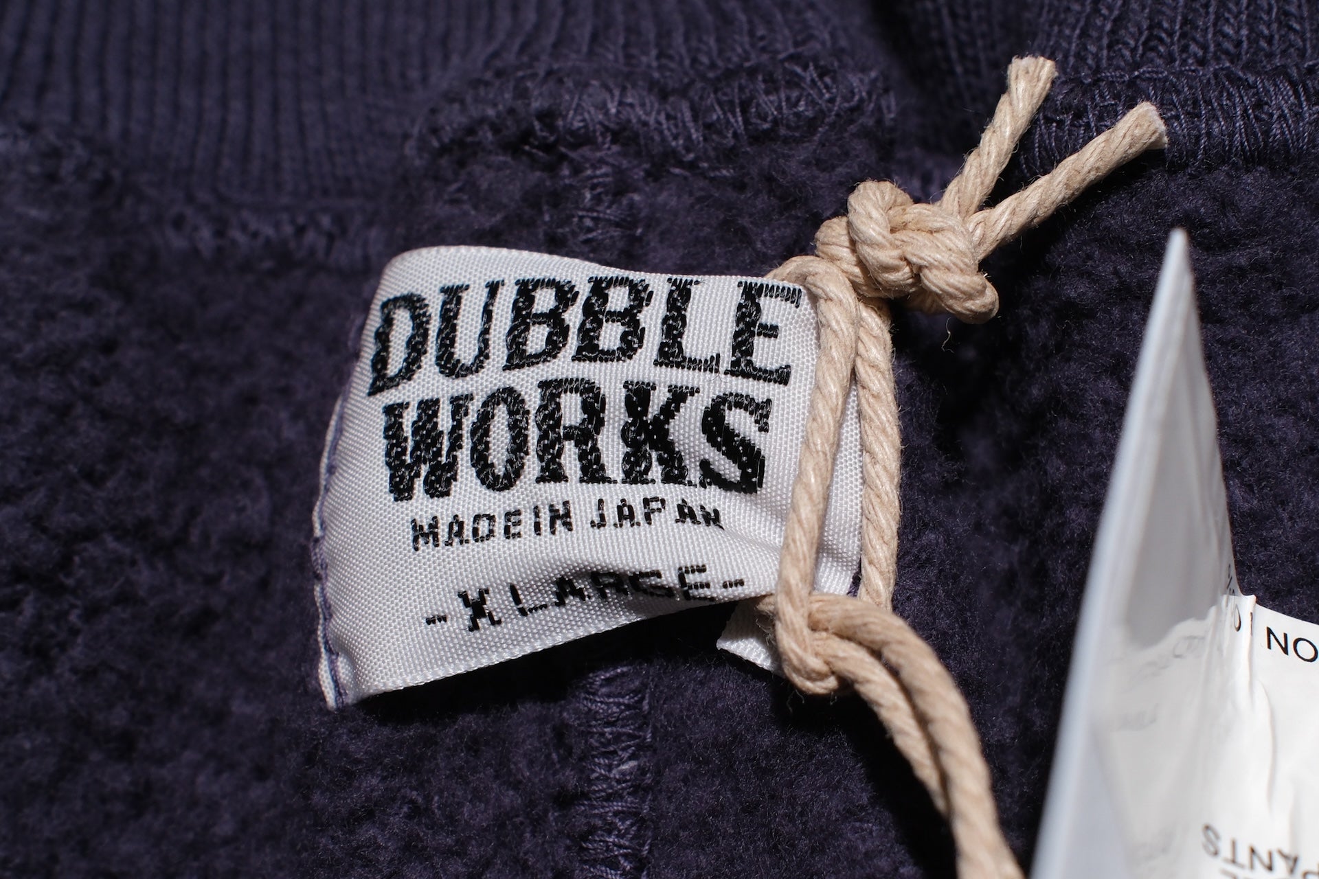 Dubble Works 11oz "Tsuri-ami" Loopwheeled Sweatpants (Navy)