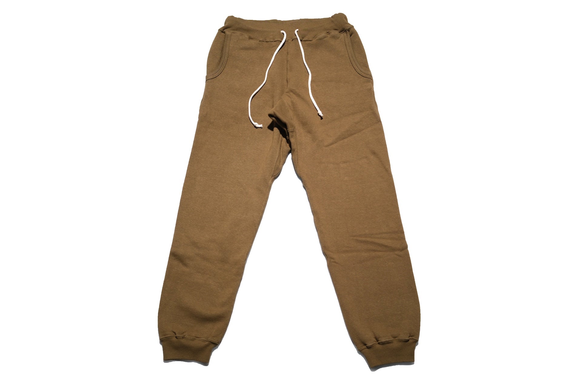 Dubble Works 11oz "Tsuri-ami" Loopwheeled Sweatpants (Khaki)