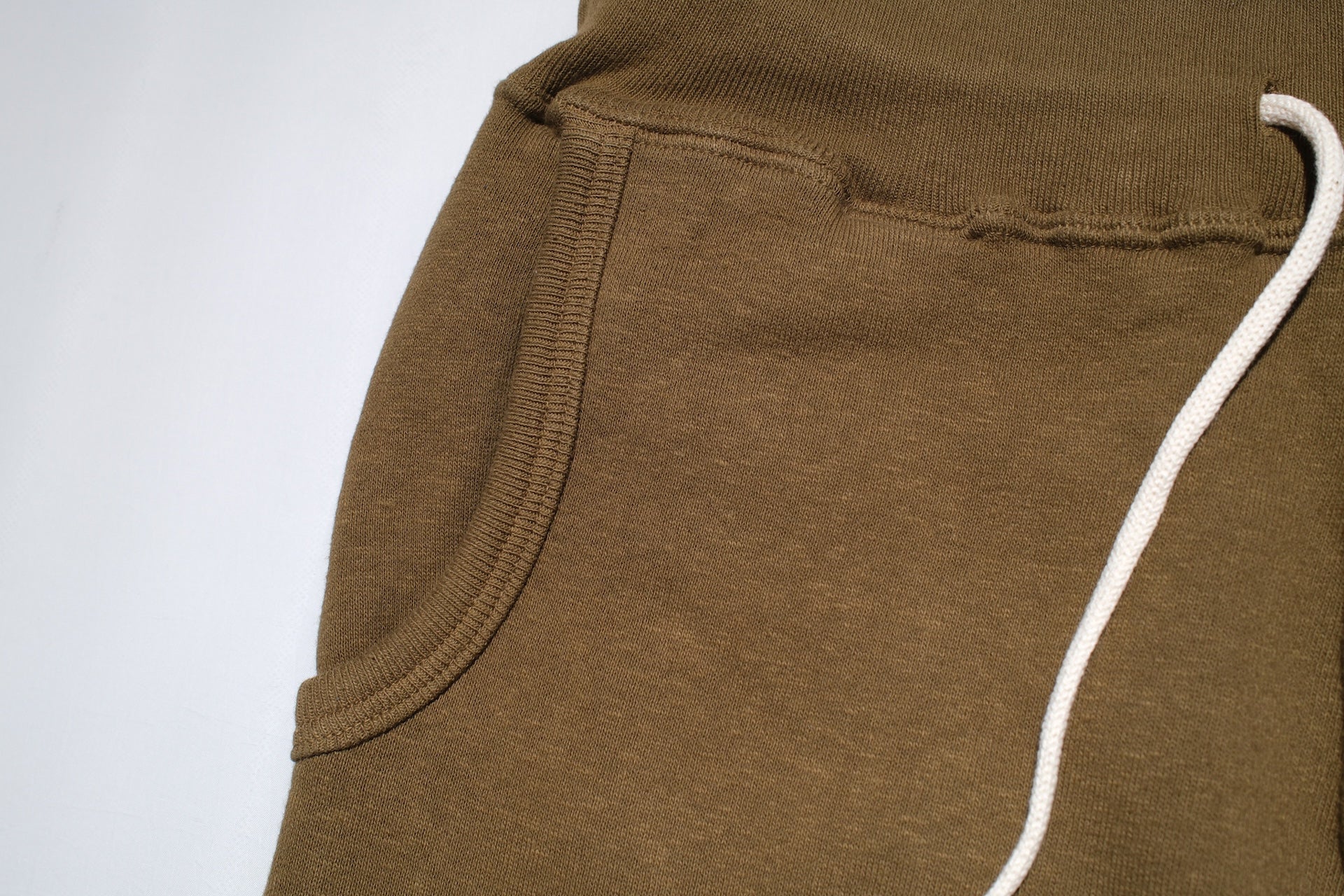 Dubble Works 11oz "Tsuri-ami" Loopwheeled Sweatpants (Khaki)