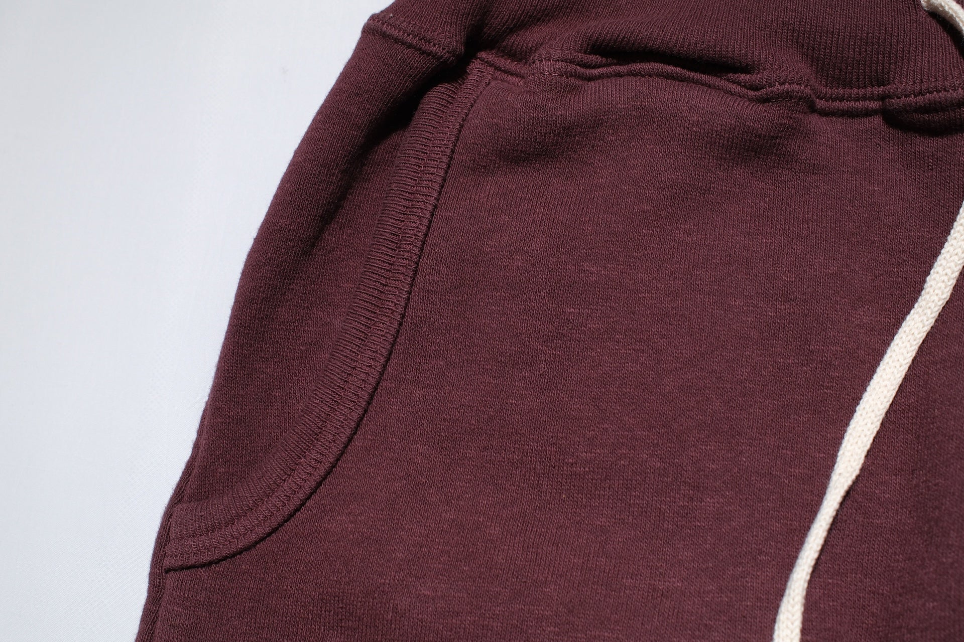 Dubble Works 11oz "Tsuri-ami" Loopwheeled Sweatpants (Burgundy)