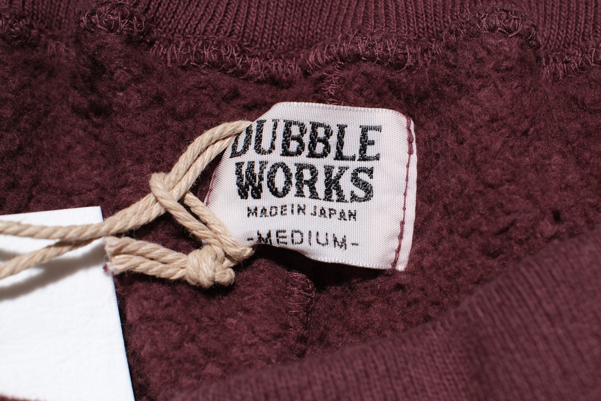 Dubble Works 11oz "Tsuri-ami" Loopwheeled Sweatpants (Burgundy)