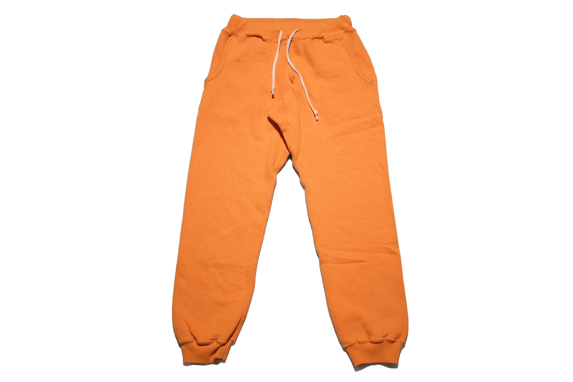 Dubble Works 11oz "Tsuri-ami" Loopwheeled Sweatpants (Orange)