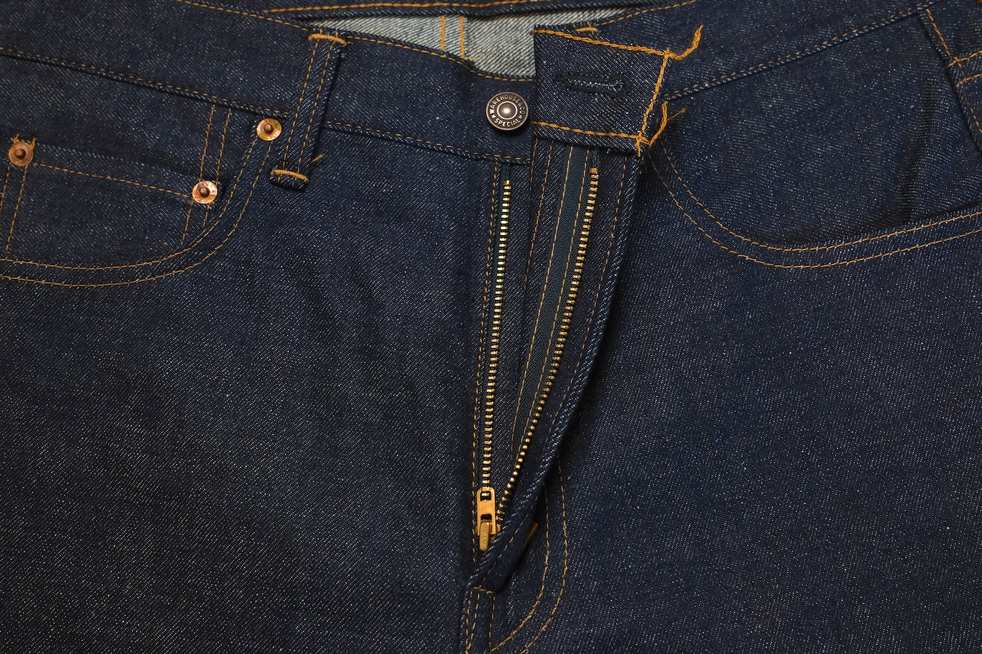 Warehouse 13oz "Lot. 1105 Late 70s Pre-Shrunk" Denim (Straight Tapered fit)