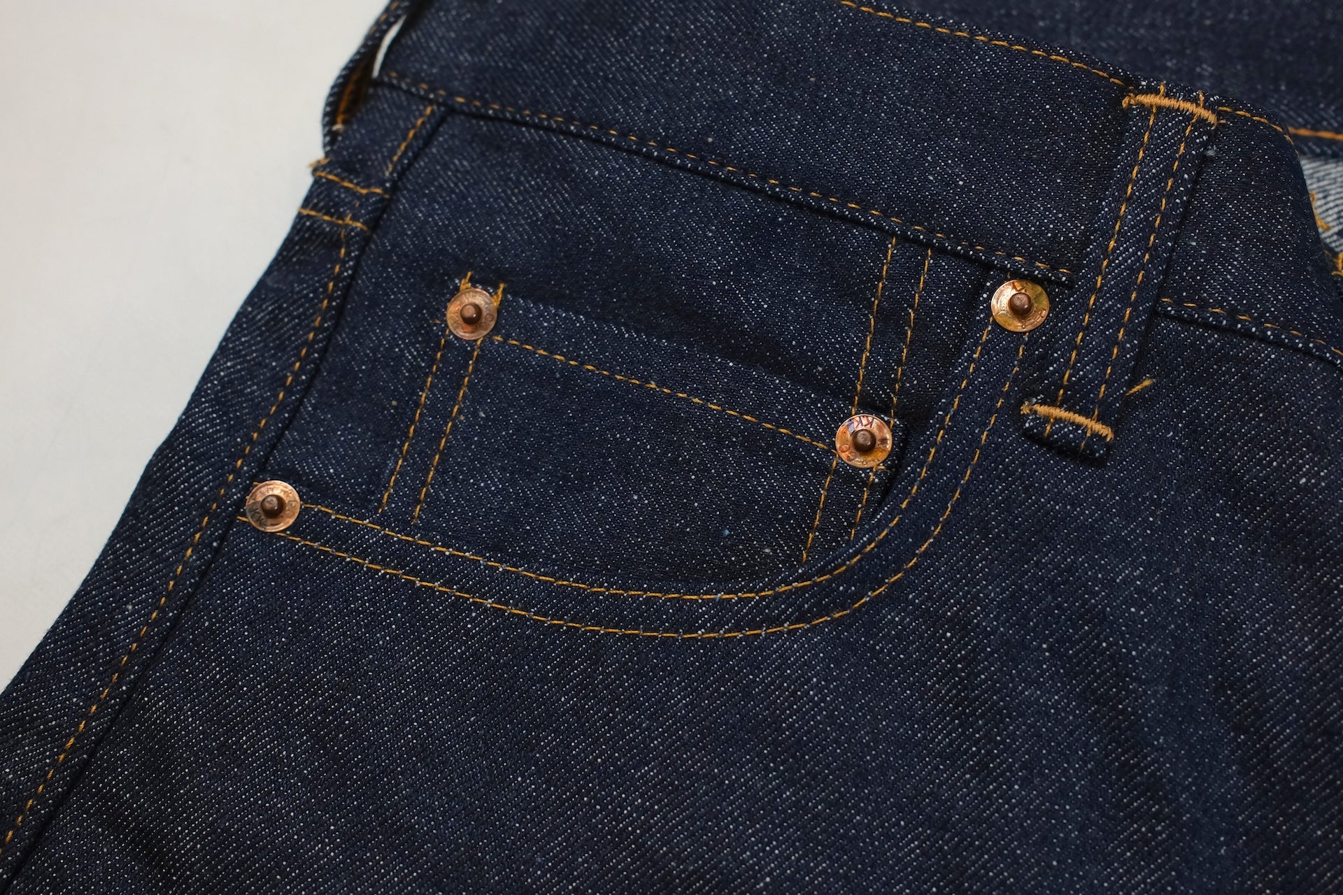 Warehouse 13oz "Lot. 1105 Late 70s Pre-Shrunk" Denim (Straight Tapered fit)