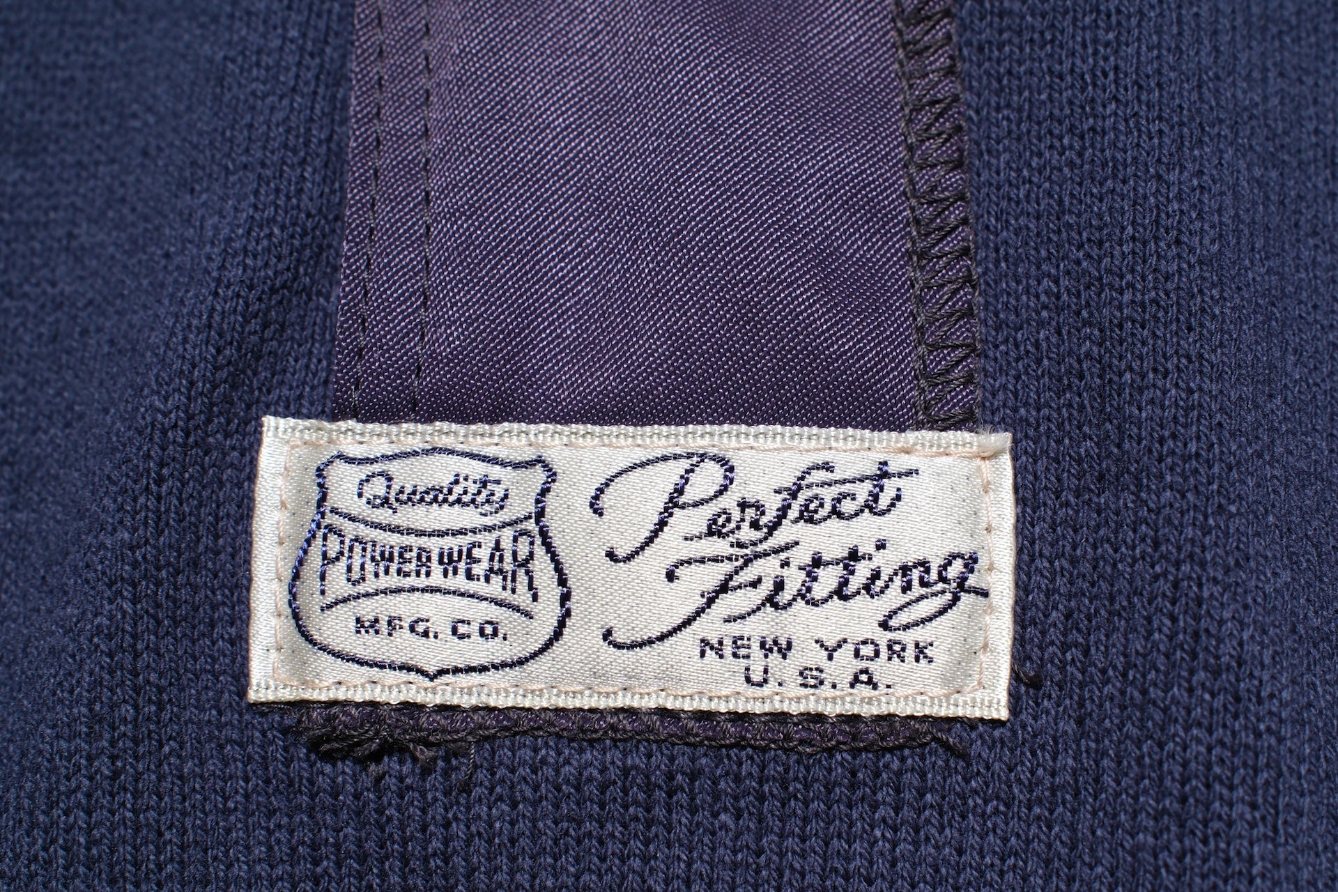 Freewheelers Heavyweight Henley Necked Long Sleeve Shirt (Dry Navy)