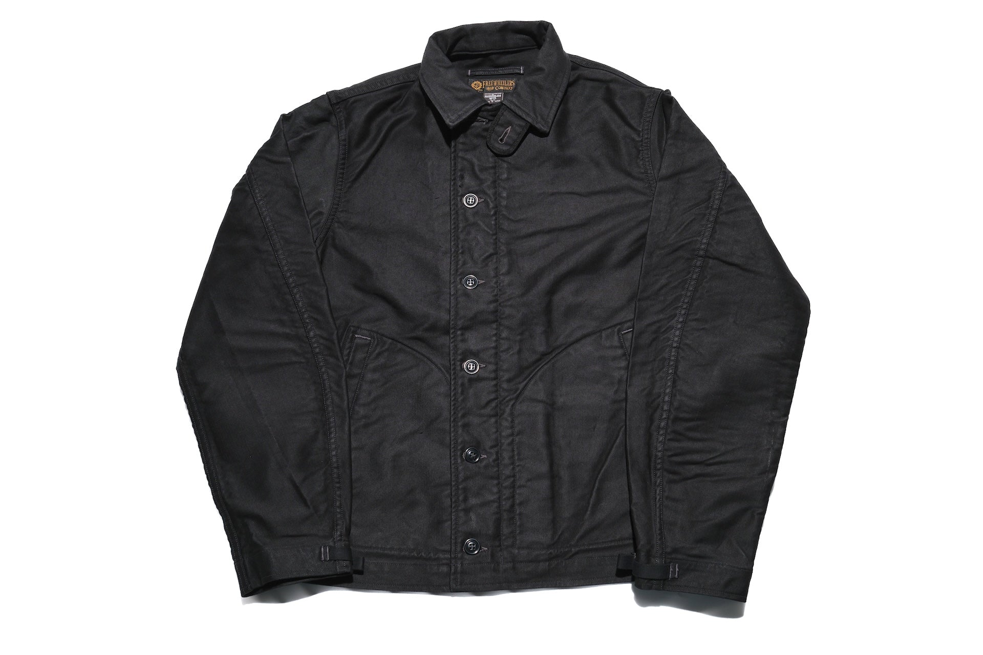 Freewheelers "Deck Worker" Jacket (Jet Black)
