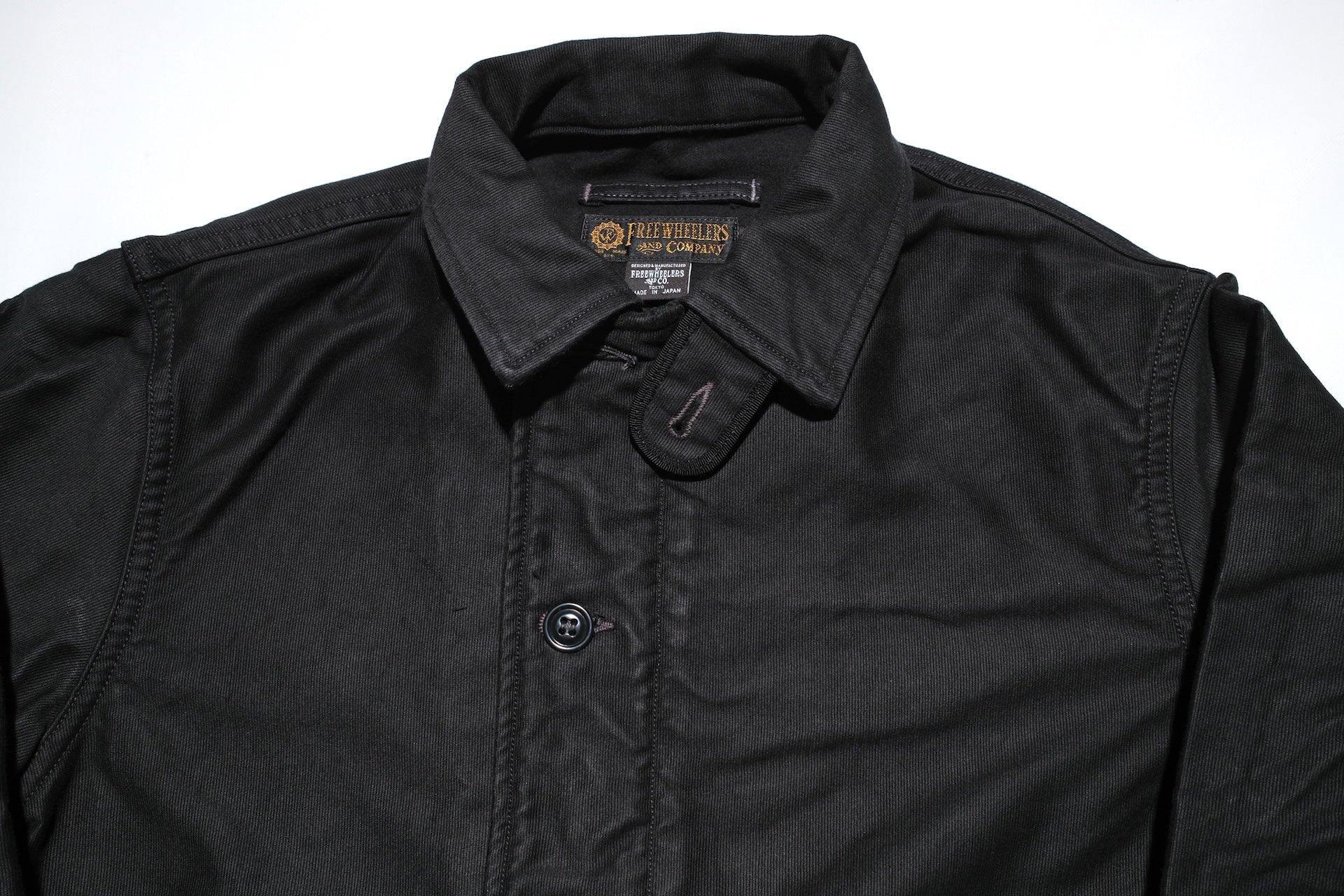 Freewheelers "Deck Worker" Jacket (Jet Black)