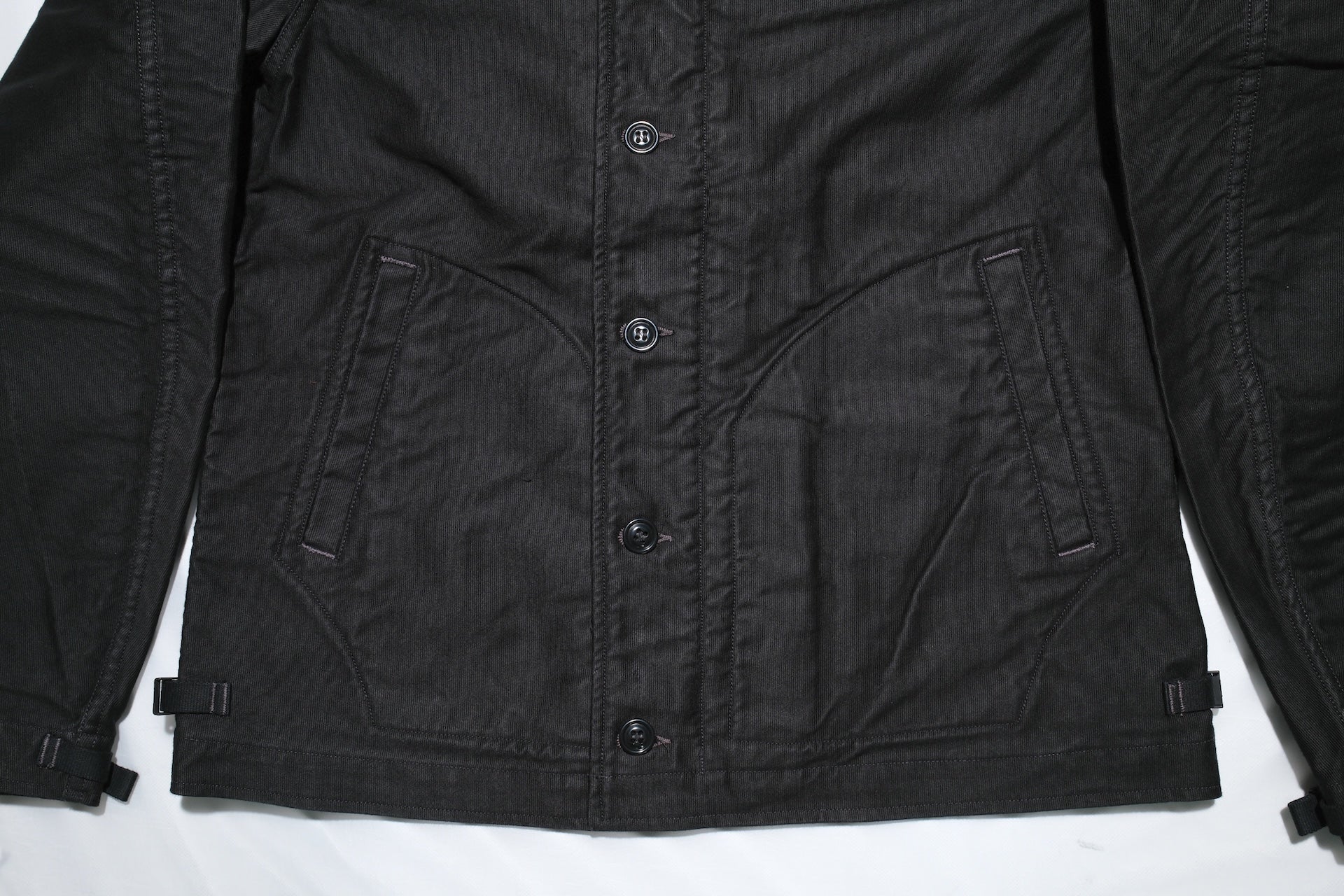 Freewheelers "Deck Worker" Jacket (Jet Black)