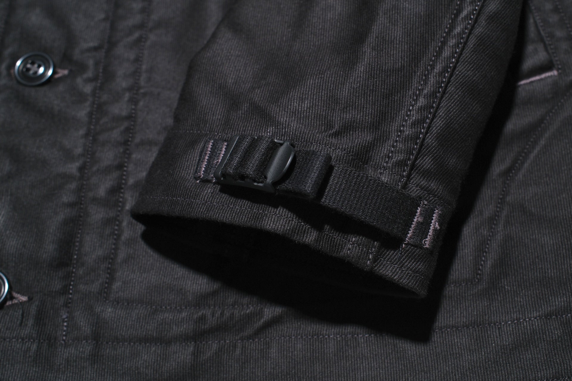 Freewheelers "Deck Worker" Jacket (Jet Black)