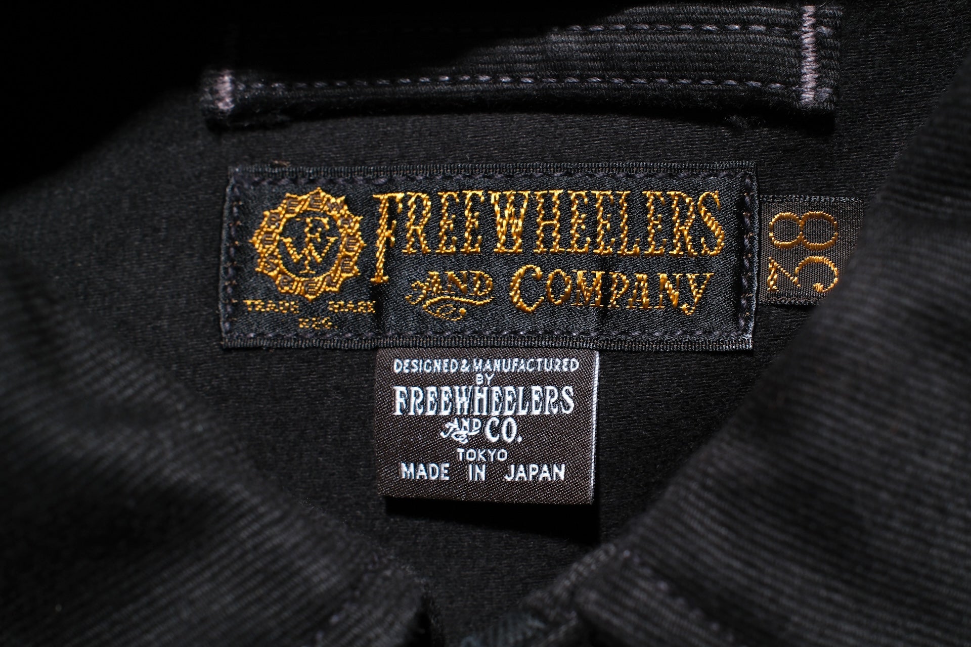 Freewheelers "Deck Worker" Jacket (Jet Black)