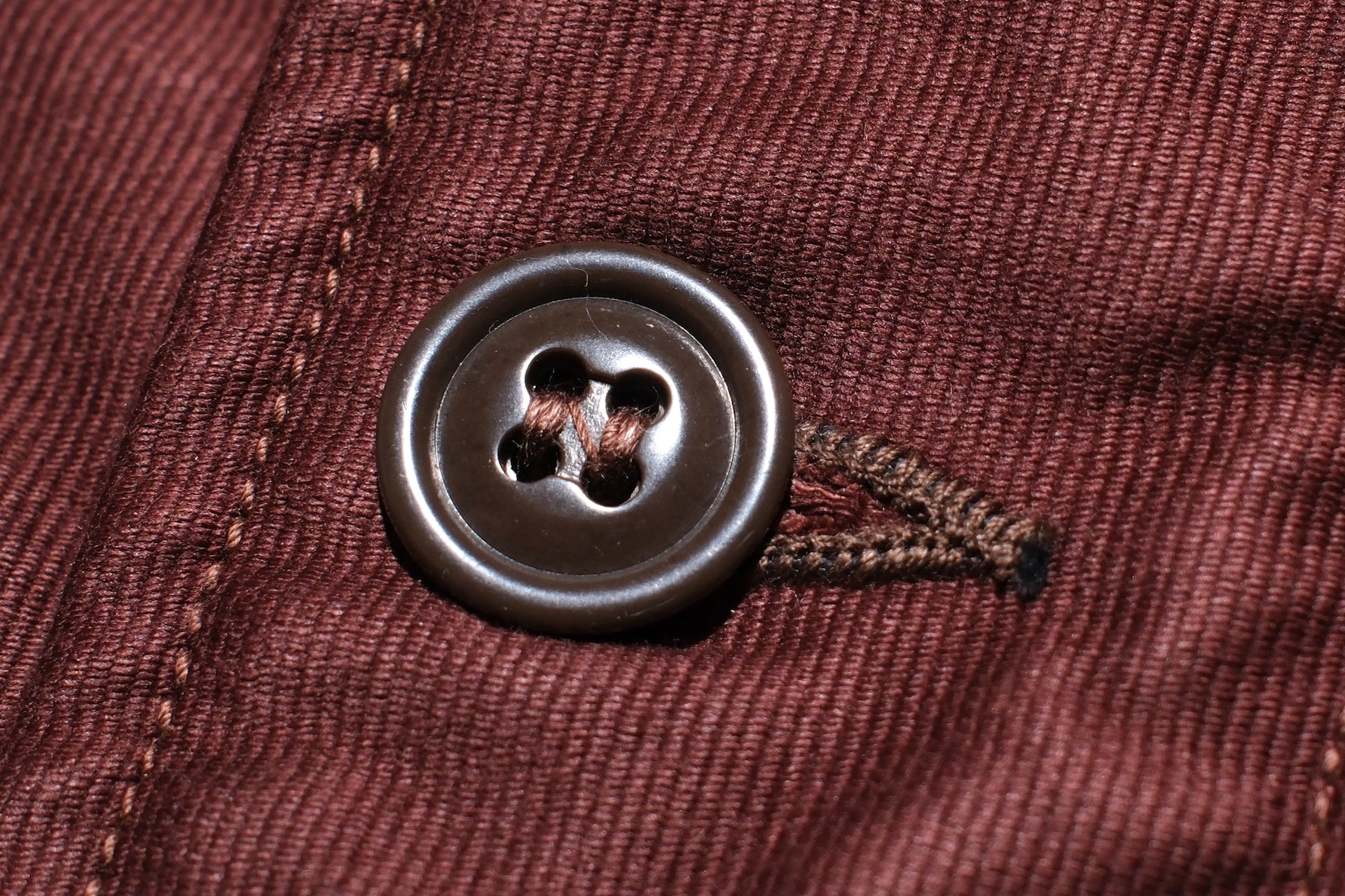Freewheelers "Deck Worker" Jacket (Dark Red Brown)
