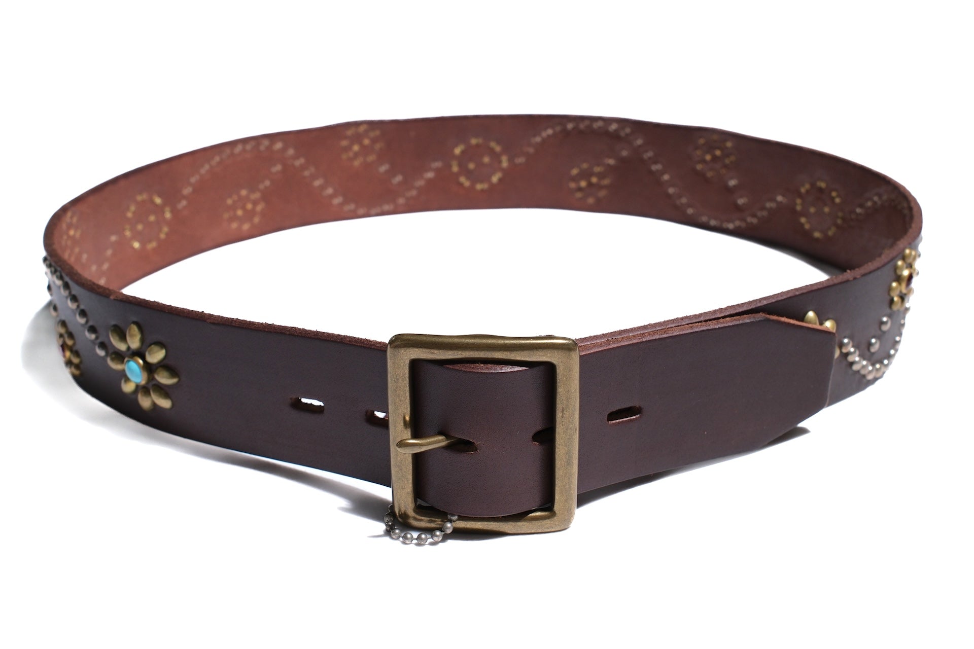 Hollywood Trading Company "Full Bloom" Belt (Dark Brown Teacore)