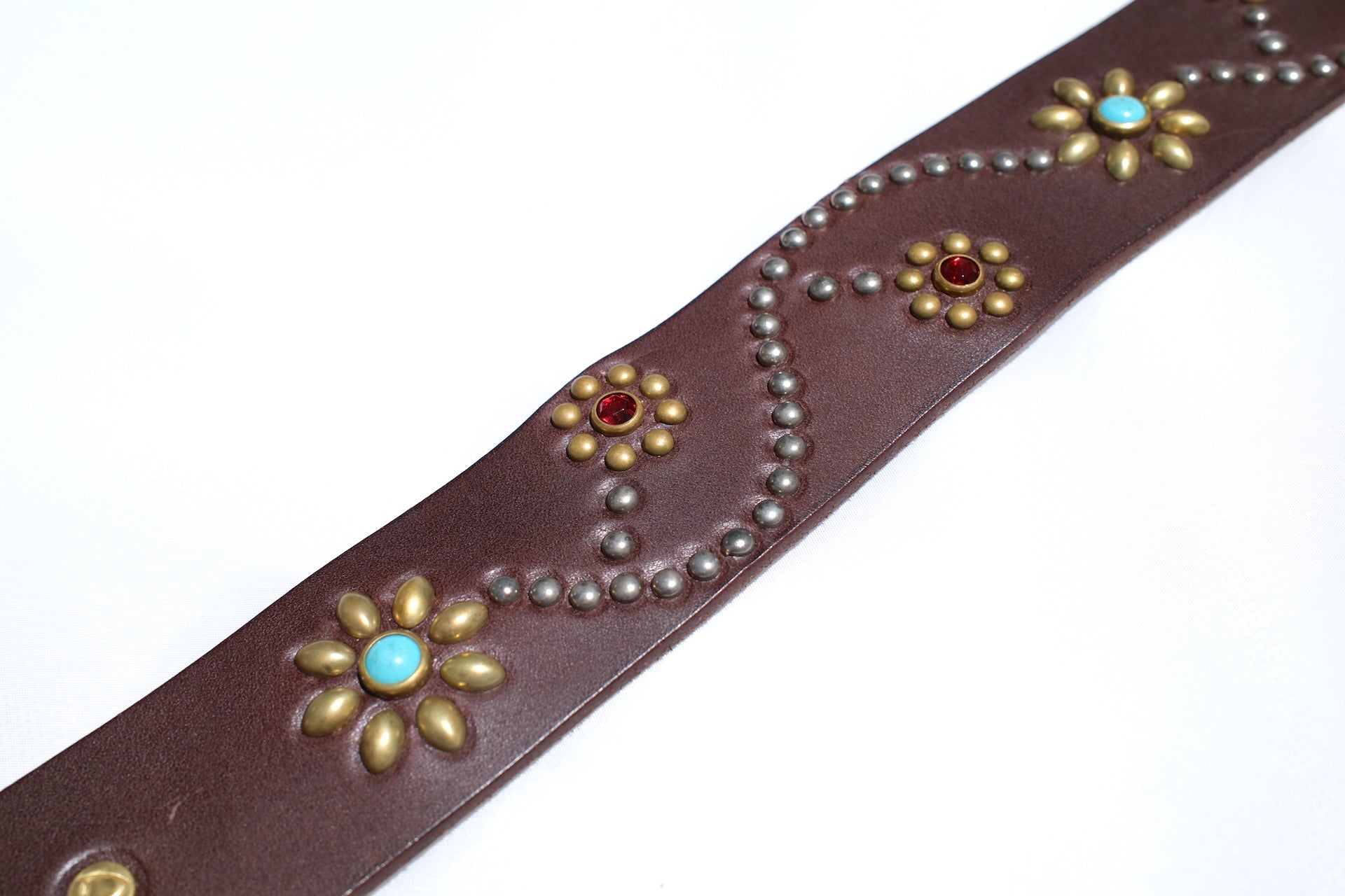 Hollywood Trading Company "Full Bloom" Belt (Dark Brown Teacore)