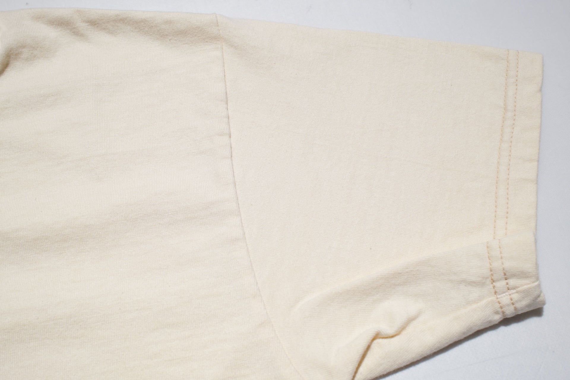 The Flat Head '25 Version 9oz Loopwheeled Plain Tee (Natural Ivory)